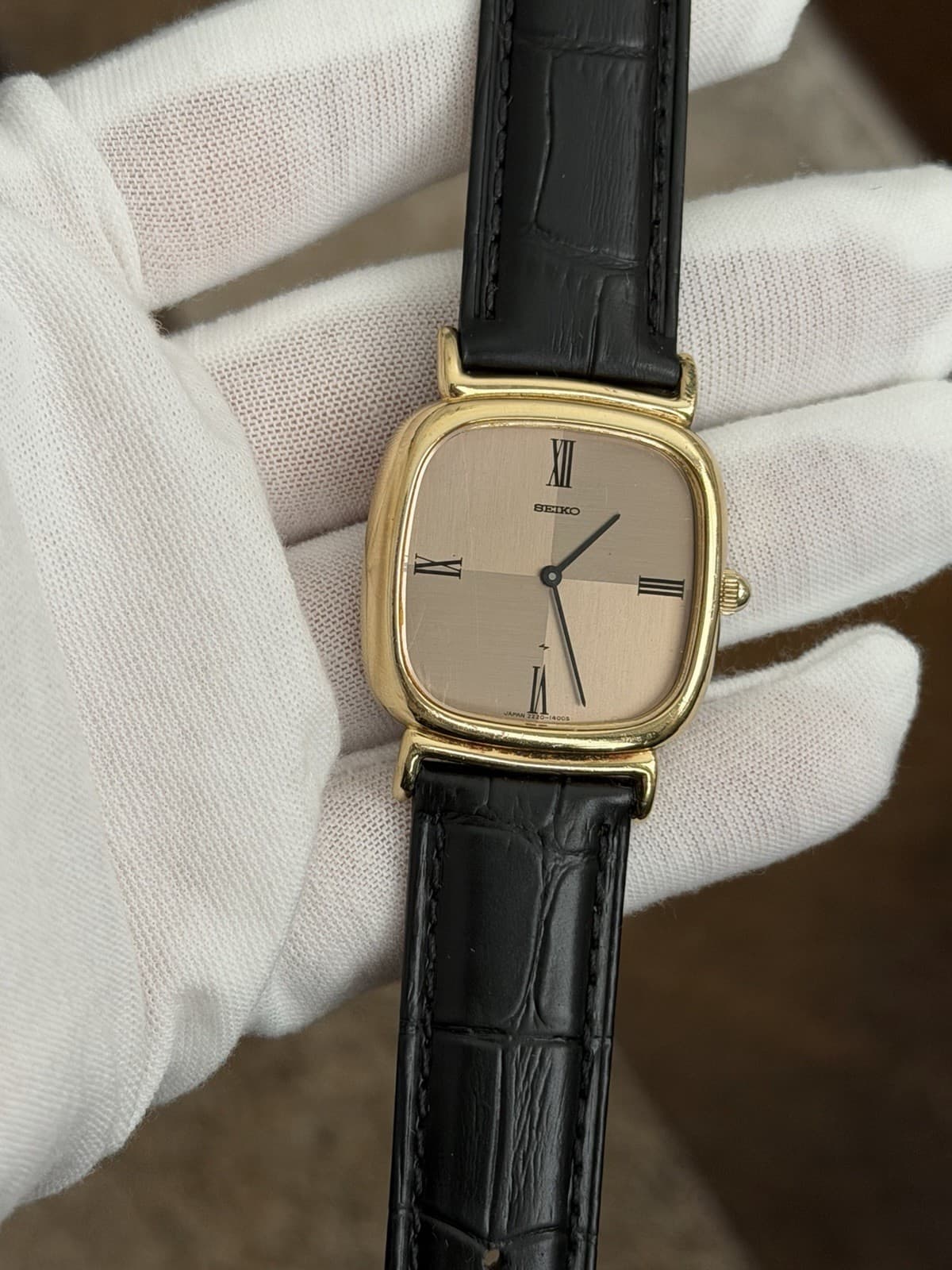 Rare Vintage Seiko 2220-3450 Men’s Manual Classic Dress Watch JDM 1970s