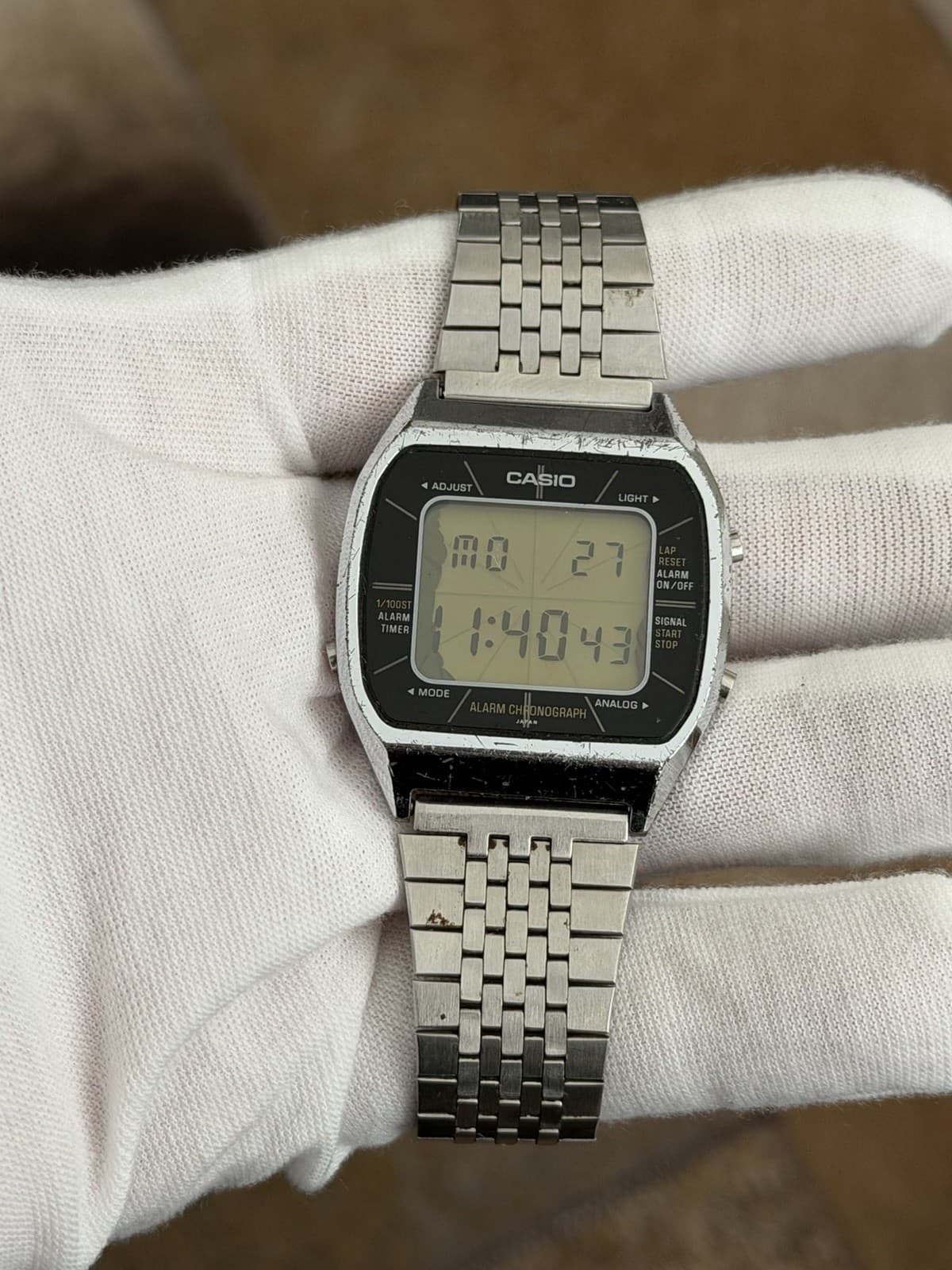 Rare Vintage Casio A201 “Blue Thunder” Men’s Digital Sports Watch JDM 1980s