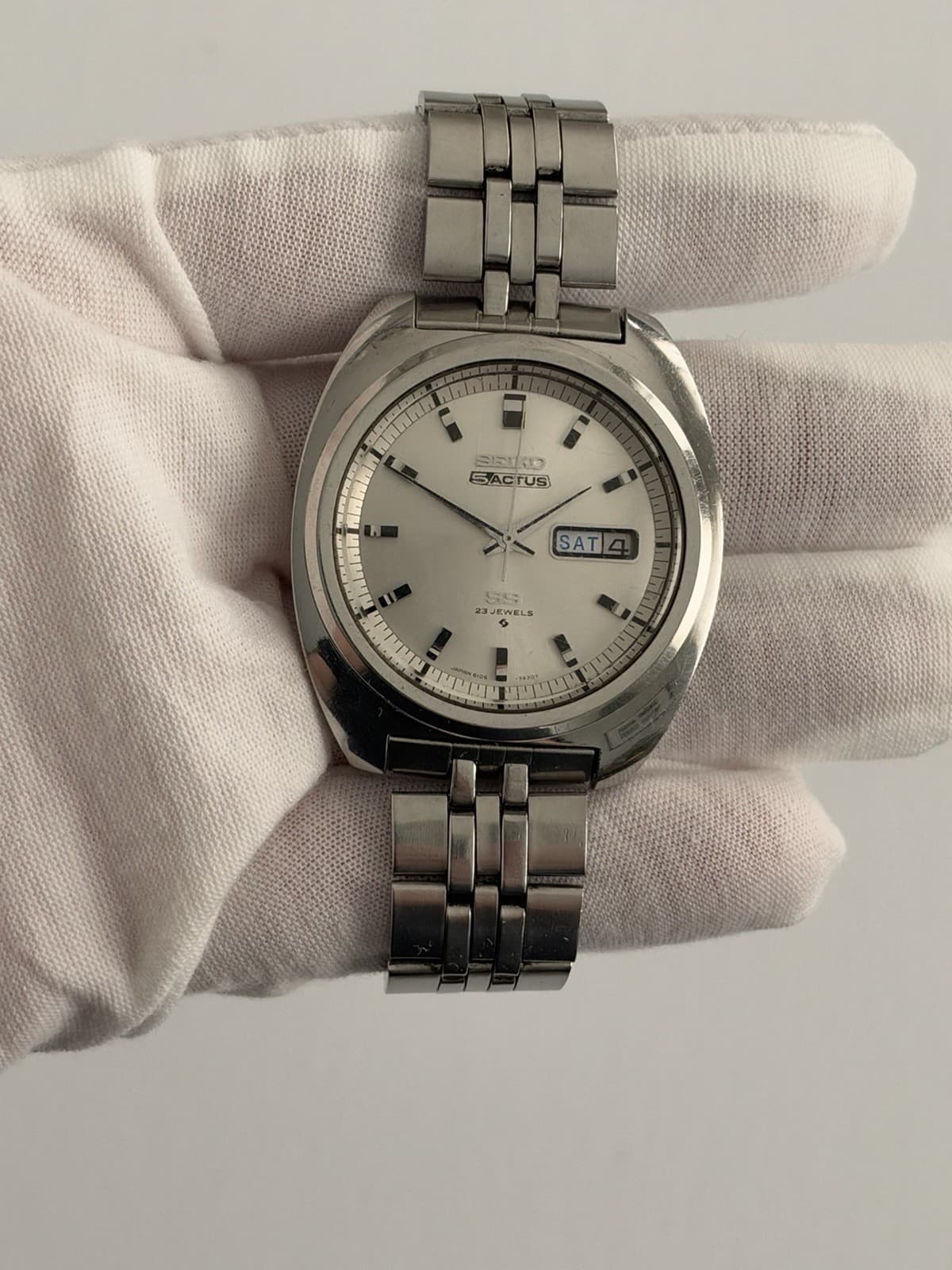 Seiko 5 Actus 6106-7420 Men’s Vintage Automatic Dress Sports Watch JDM 1970s
