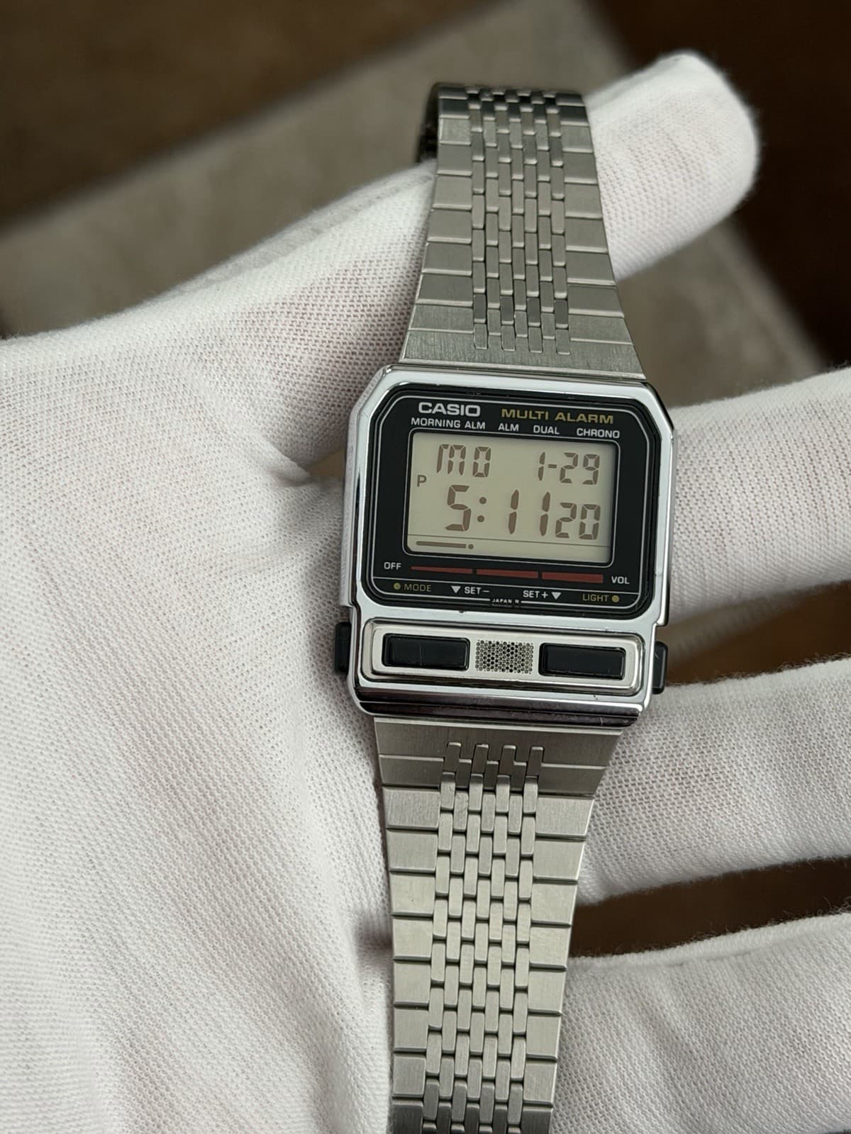 Rare Vintage Casio Multi Alarm BA-200 Men’s Digital Watch Module 462 JDM 1980s - Image 1