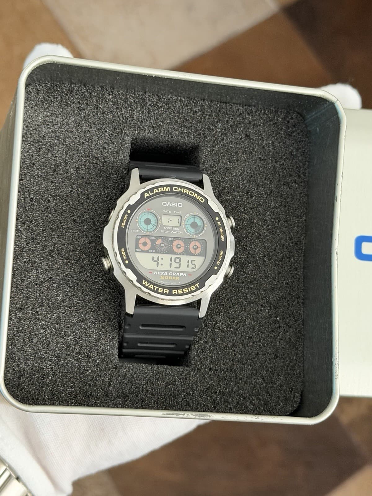 Rare Vintage Casio Hexa Graph DW-7800 Men’s Digital Sports Watch JDM 1980s - Image 1