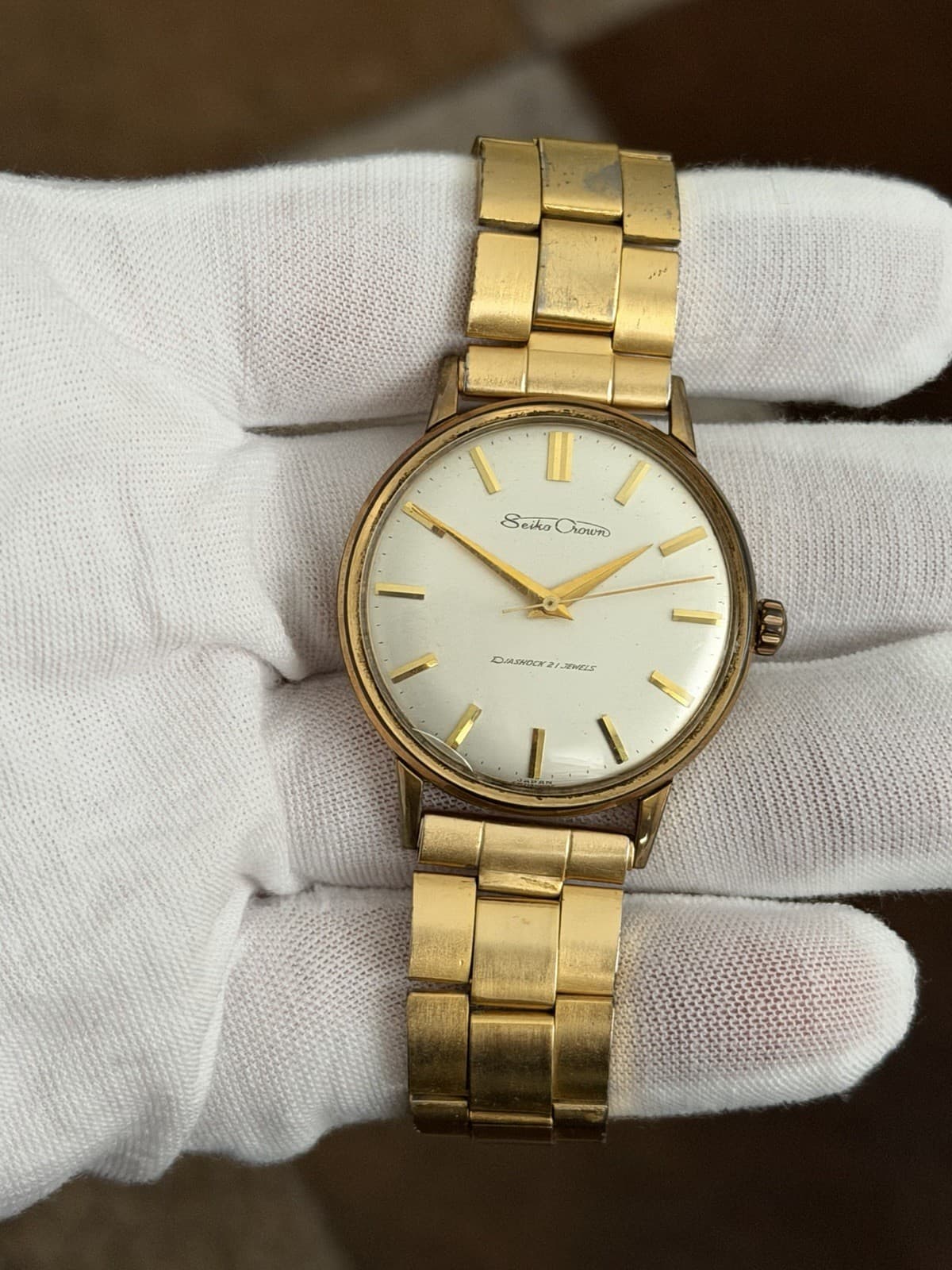Rare Vintage Seiko Crown J14071E Men’s Classic 21J Manual Dress Watch JDM 1960s - Image 1