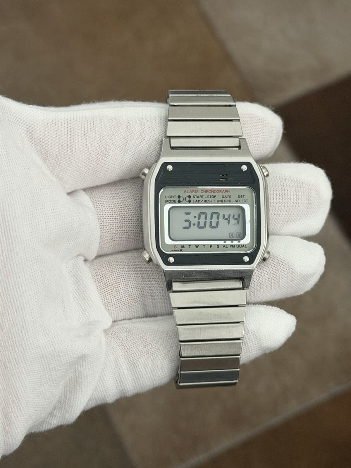 Rare Vintage Alba Y486-5000 Men’s Alarm Chronograph Digital Sports Watch JDM 80s - Image 1
