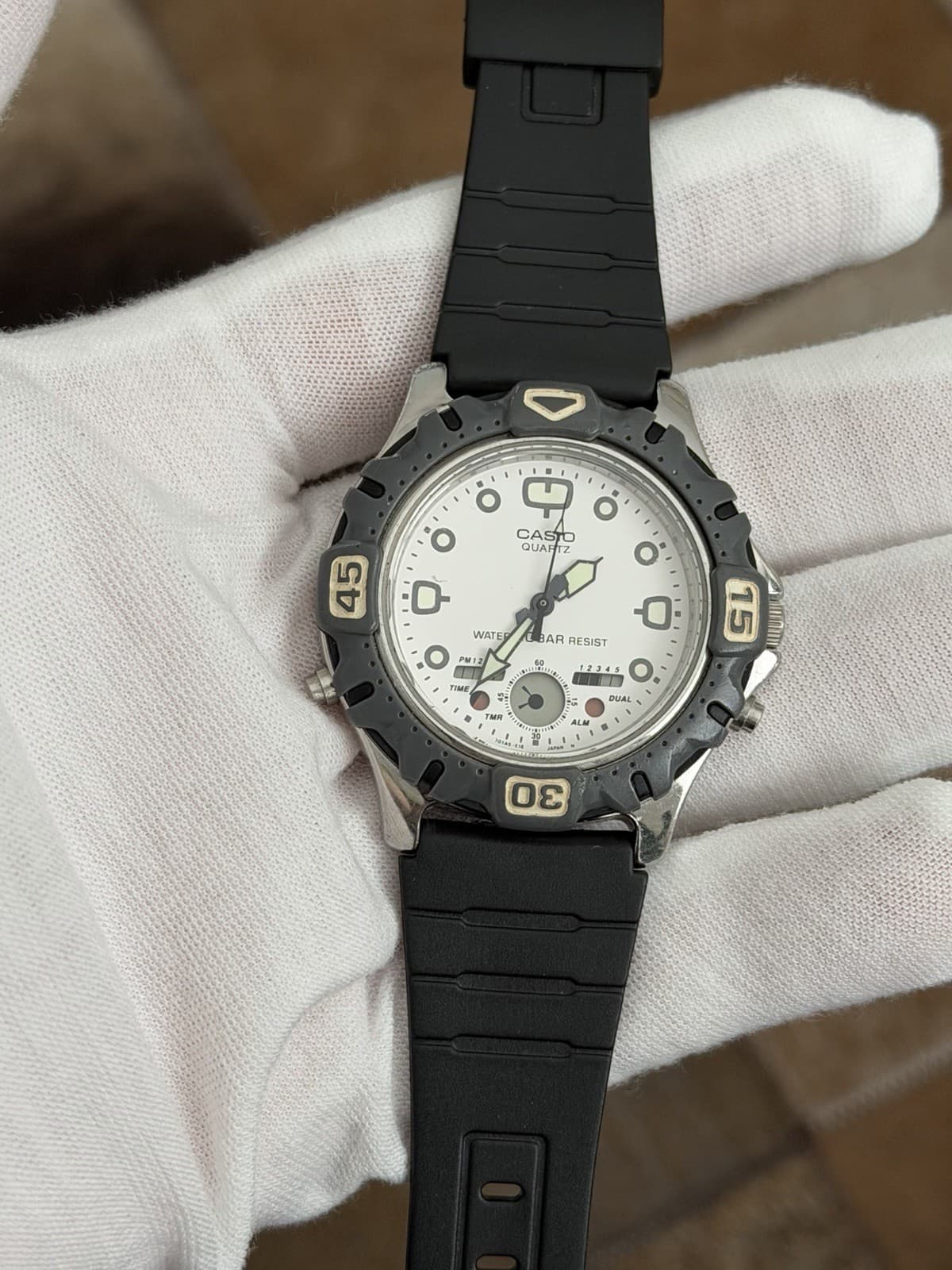 Rare Vintage Casio Marlin AD-729 Men’s Ana-Digi Sports Watch Module 789 JDM 80s