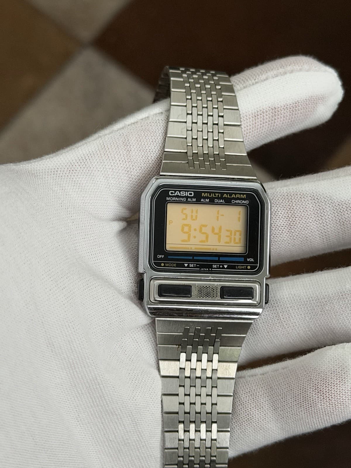 Rare Vintage Casio Multi Alarm BA-200 Men’s Digital Watch Module 462 JDM 1980s - Image 1