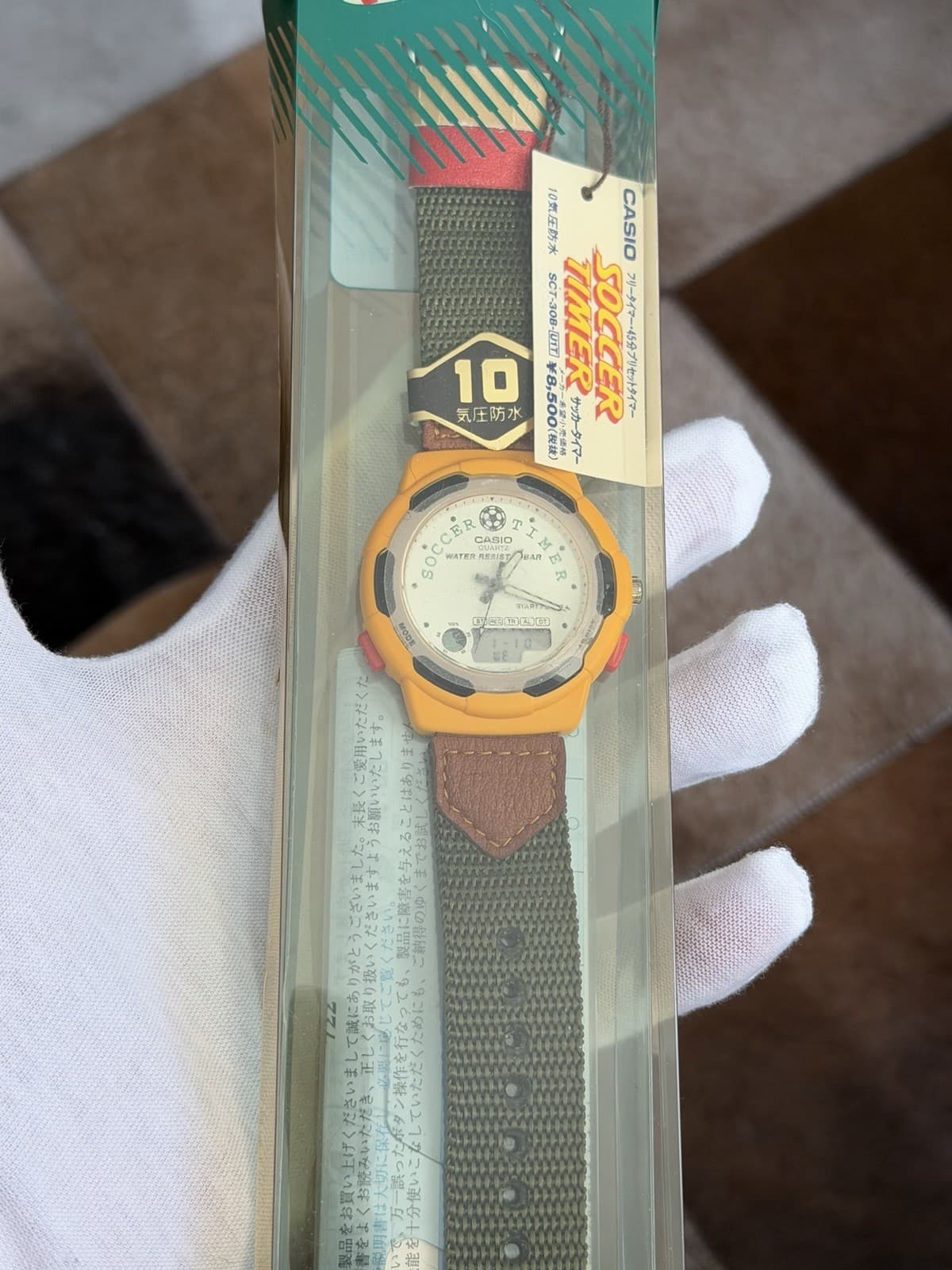 NOS Rare Vintage Casio Soccer Timer SCT-30 Men’s Ana-Digi Sports Watch JDM 80s - Image 1
