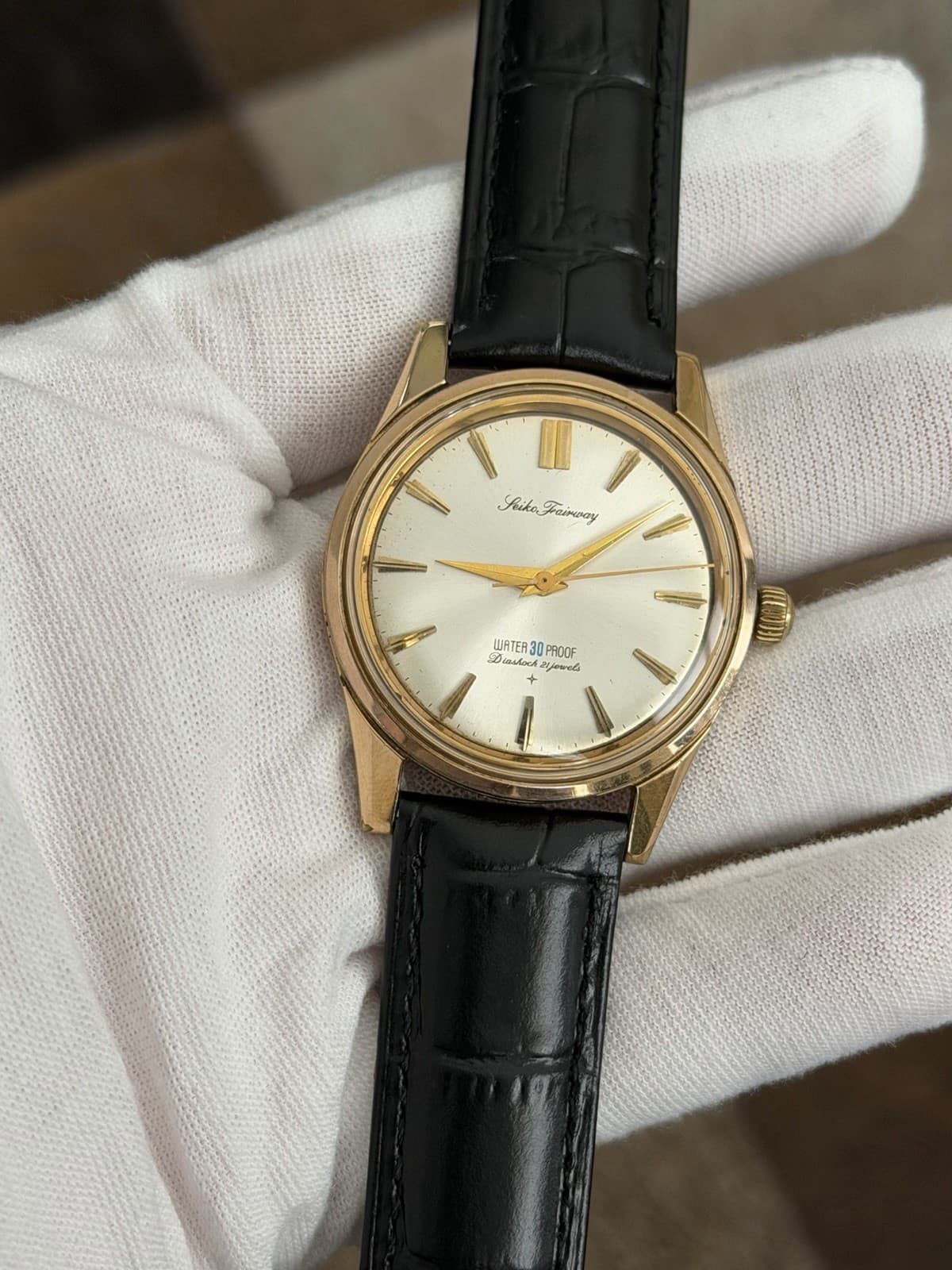 Rare Vintage Seiko Fairway J13048 Men’s Classic 21J Manual Dress Watch JDM 1960s - Image 1