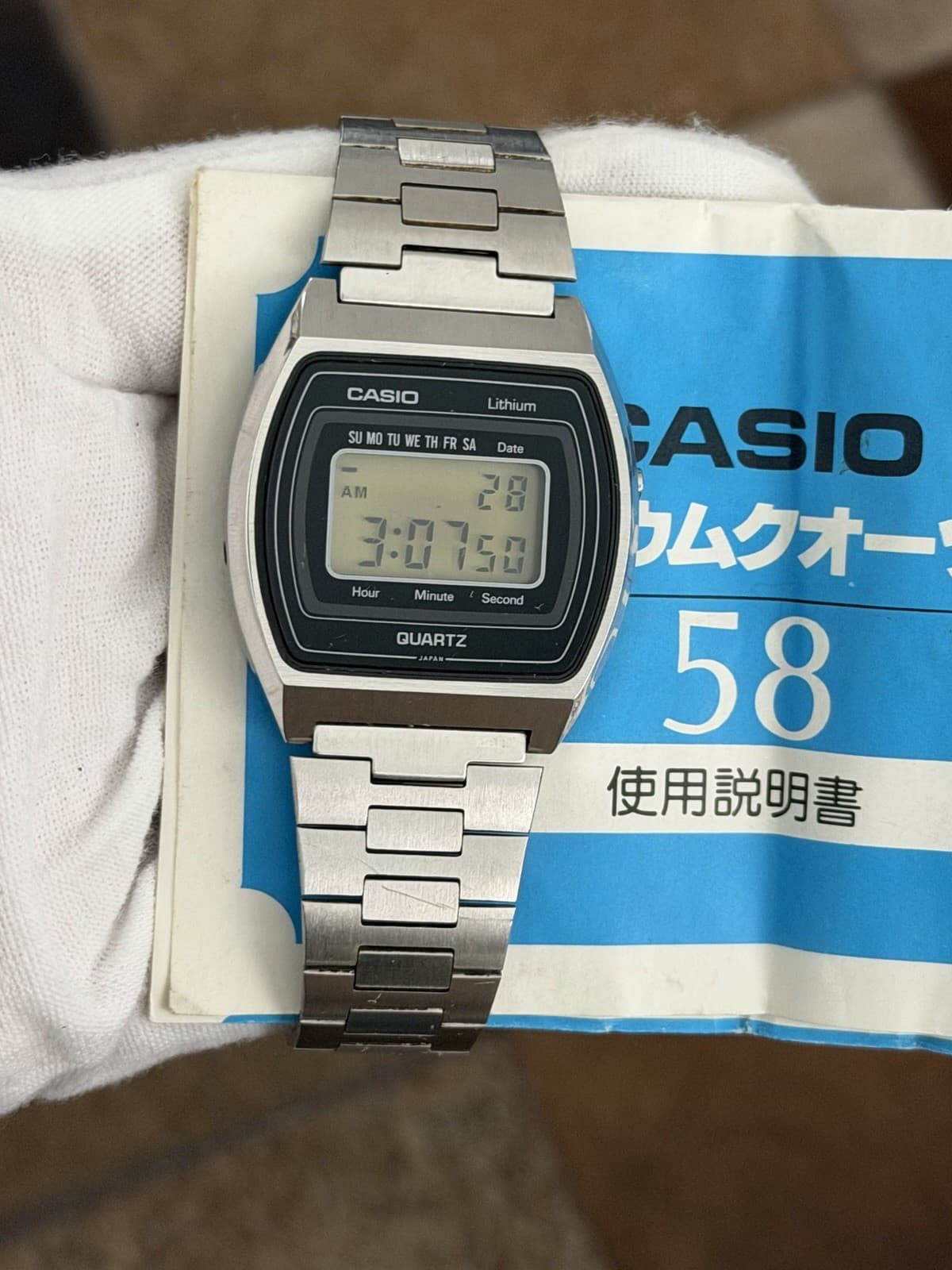 Rare Vintage Casio B811 Men’s Digital Sports Watch Module 58 JDM 1970s - Image 1
