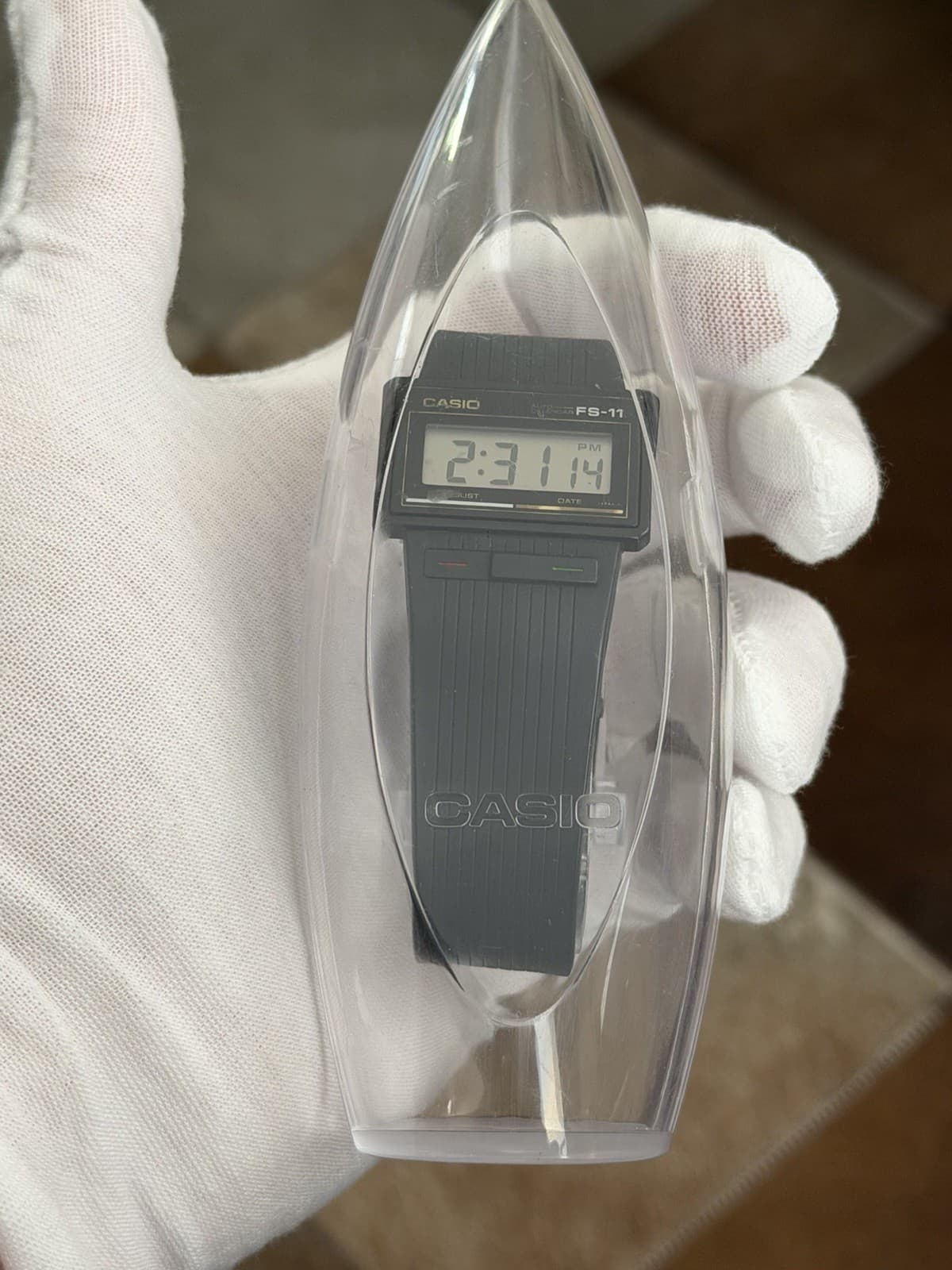 Rare Vintage Casio FS-11 Men’s Digital Sports Film Watch Module 467 JDM 1980s - Image 1
