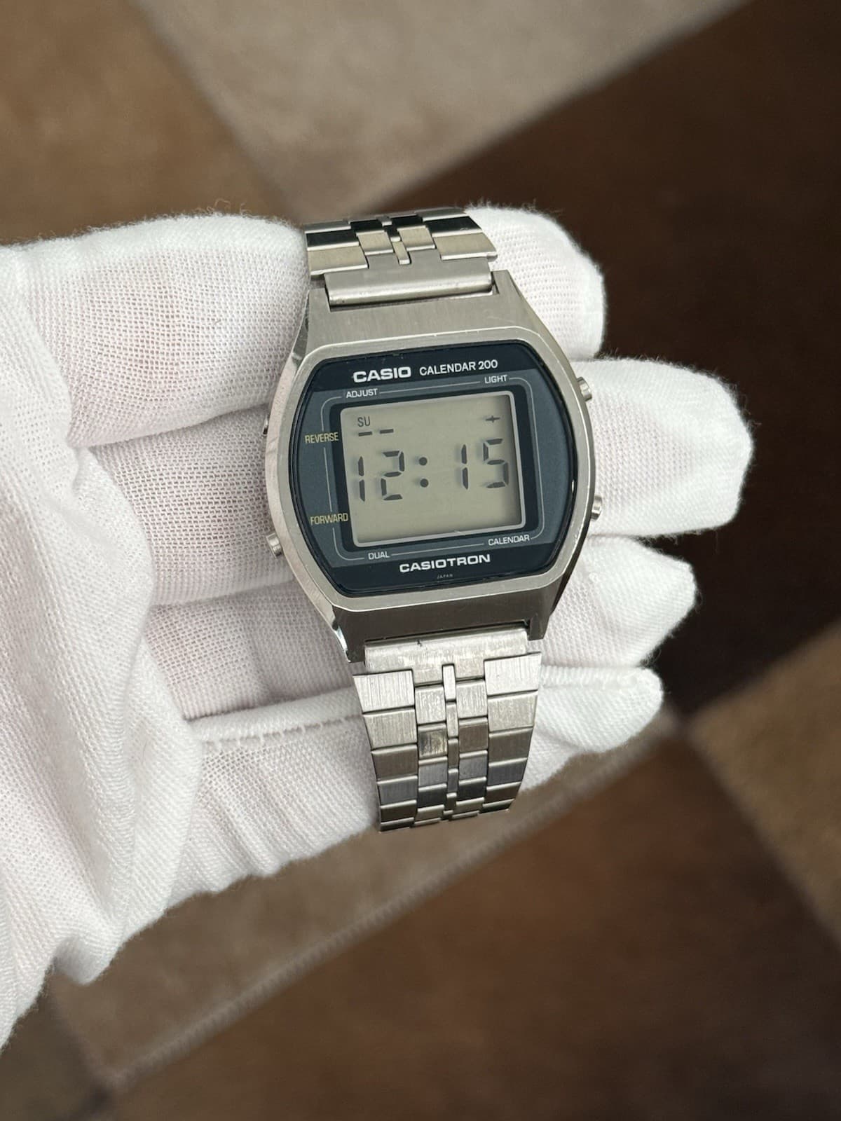 Rare Vintage Casio Casiotron Calendar 200 47CS-23 Men’s Digital Watch JDM 1970s - Image 1