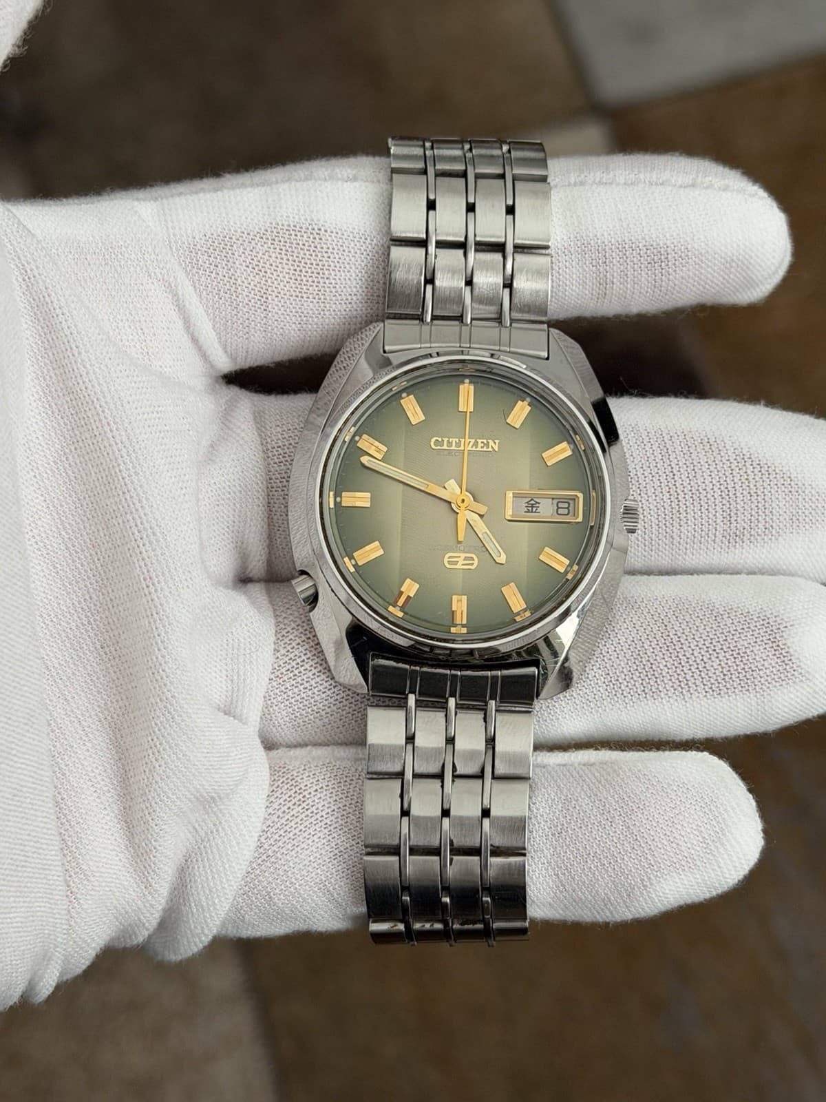 Rare Vintage Citizen Cosmotron 7803-790286 Men’s Sports Dress Watch JDM 1970s