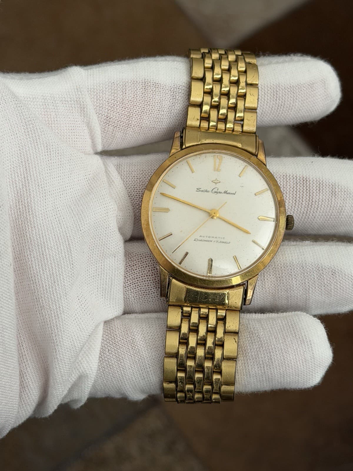 Rare Vintage Seiko Gyro Marvel Men’s 17J Automatic Classic Dress Watch JDM 1960s
