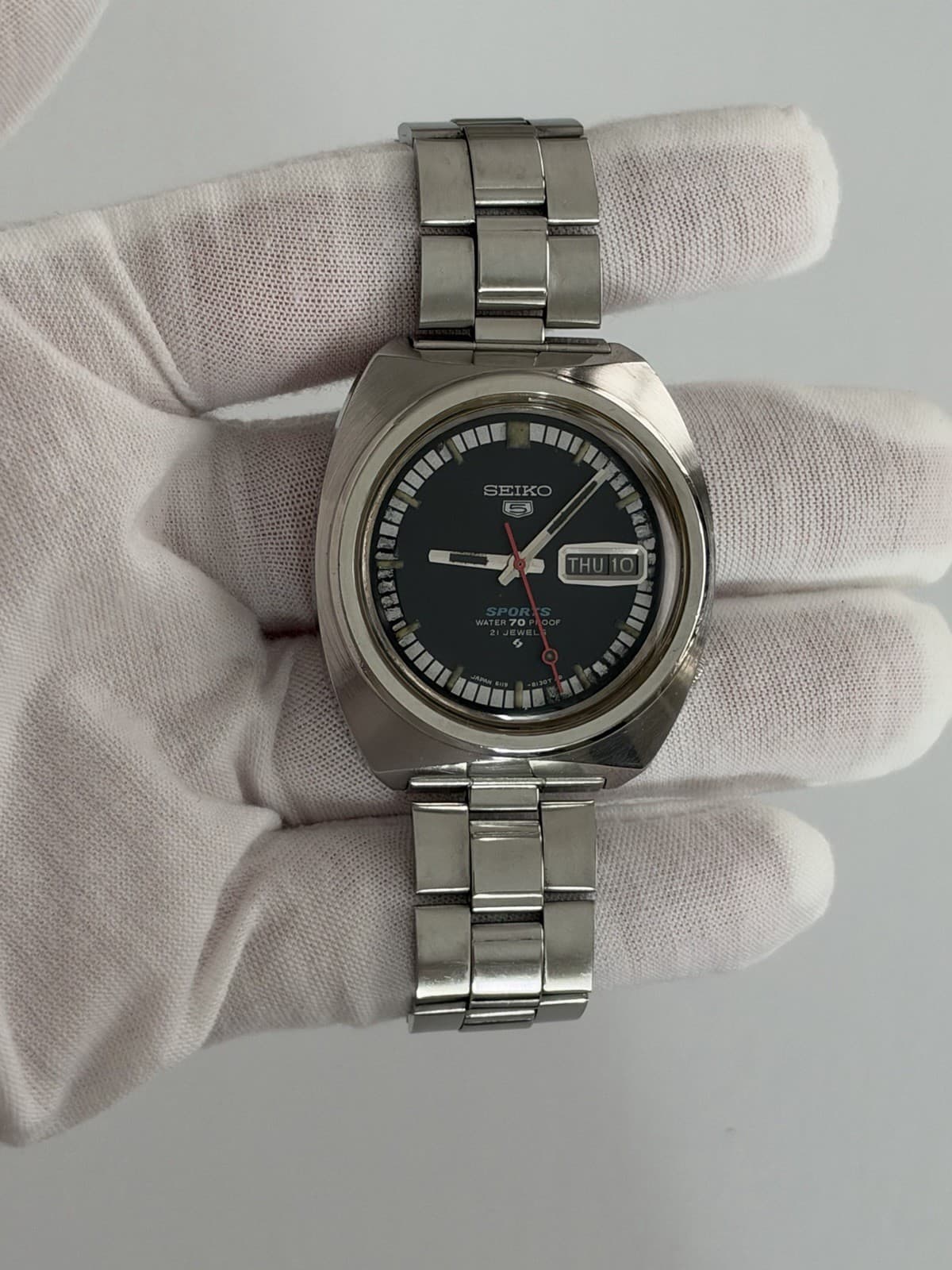 Seiko 5 Sports 6119-8130 Men’s Vintage 21J Automatic Watch JDM 1960s