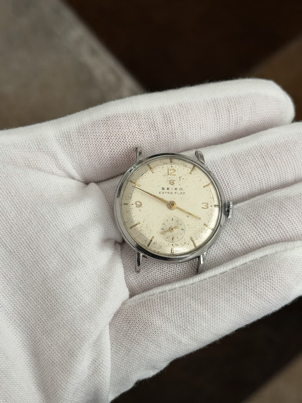 Rare Vintage Seiko Extra Flat S13034 Seikosha 15J Classic Dress Watch JDM 1950s - Image 1