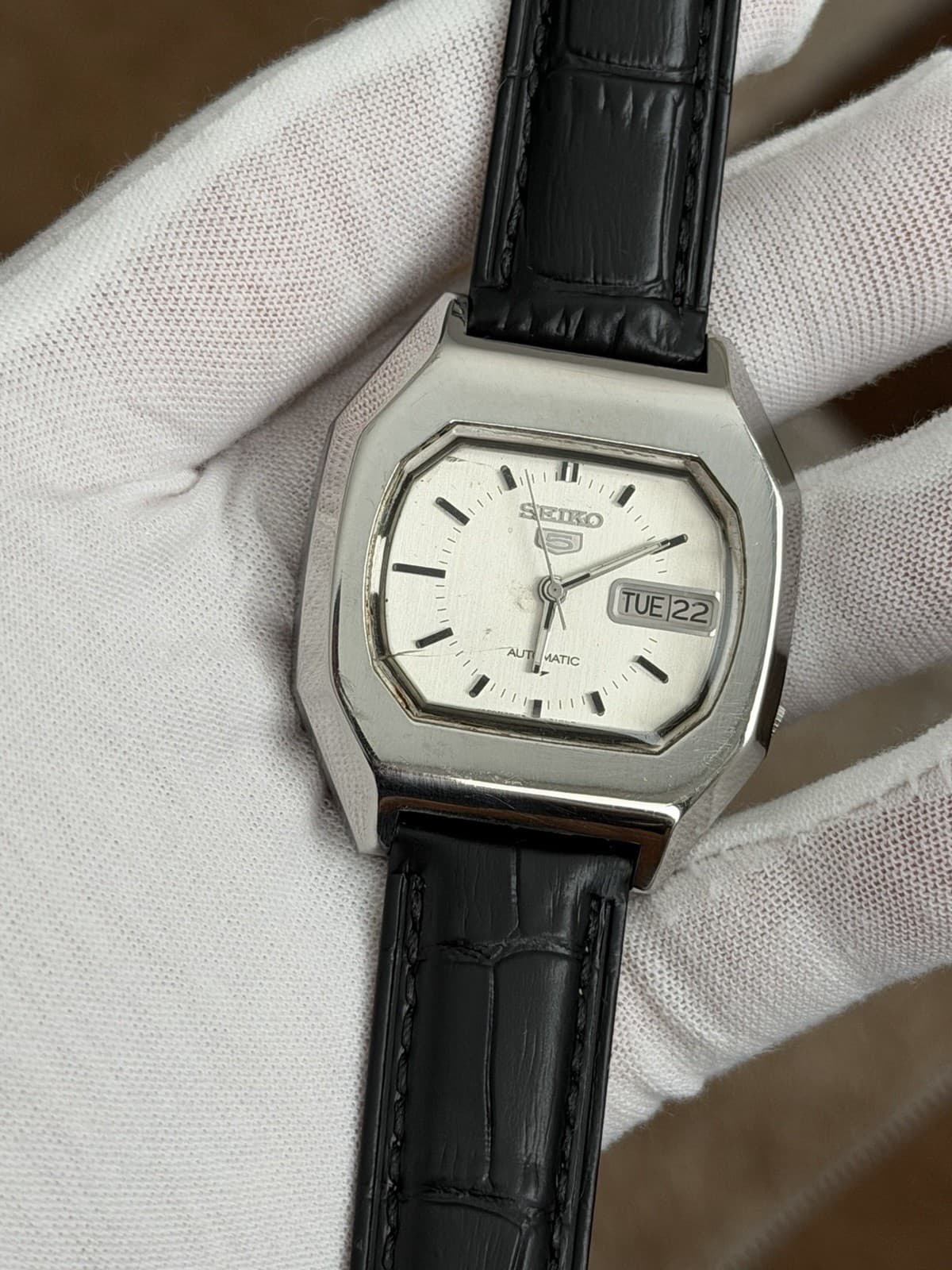 Rare Vintage Seiko 5 Automatic 7009-5090 Men’s Dress Sports Watch JDM 1980s - Image 1