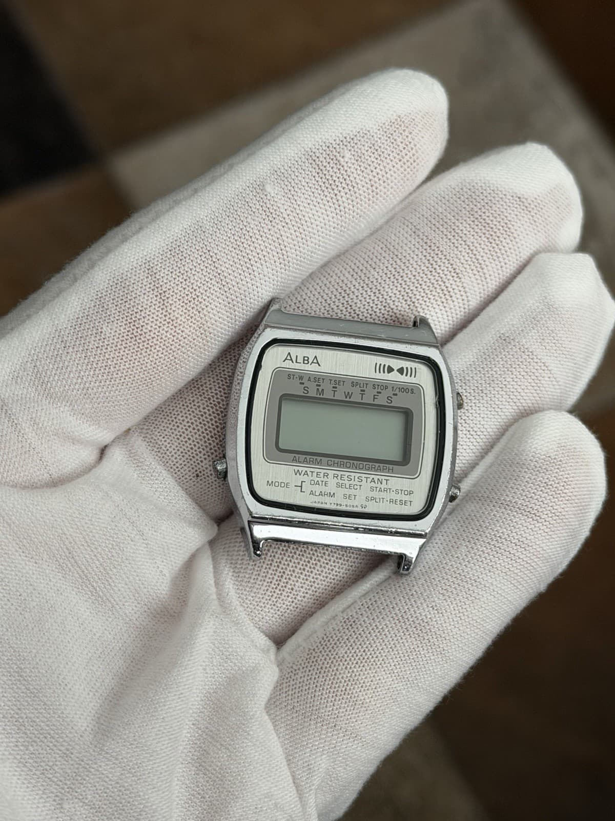 Rare Vintage Alba Y799-5050 Men’s Alarm Chronograph Digital Sports Watch JDM 80s