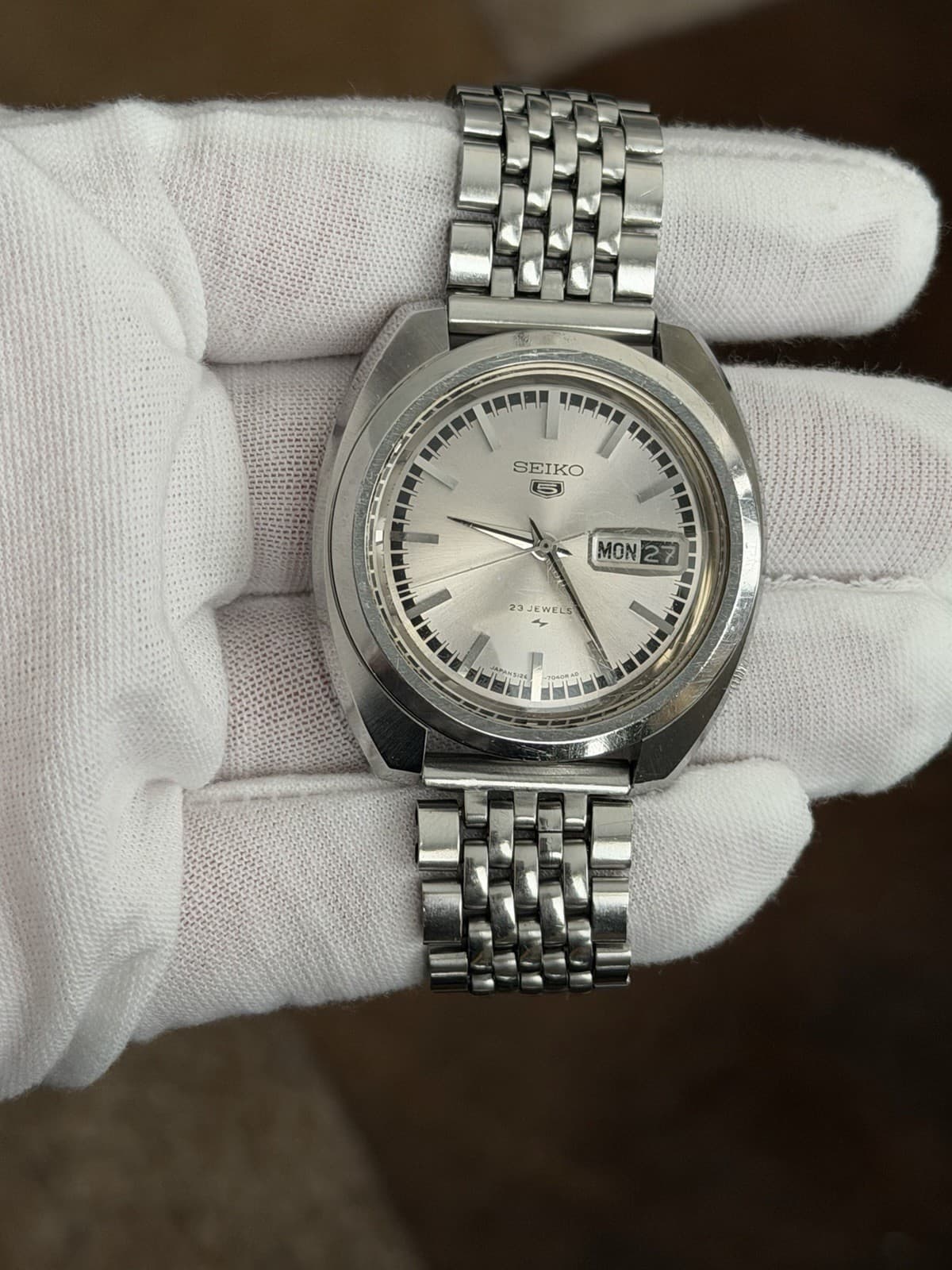 Rare Vintage Seiko 5 5126-7020 Men’s 23J Automatic Dress Sports Watch JDM 1970s