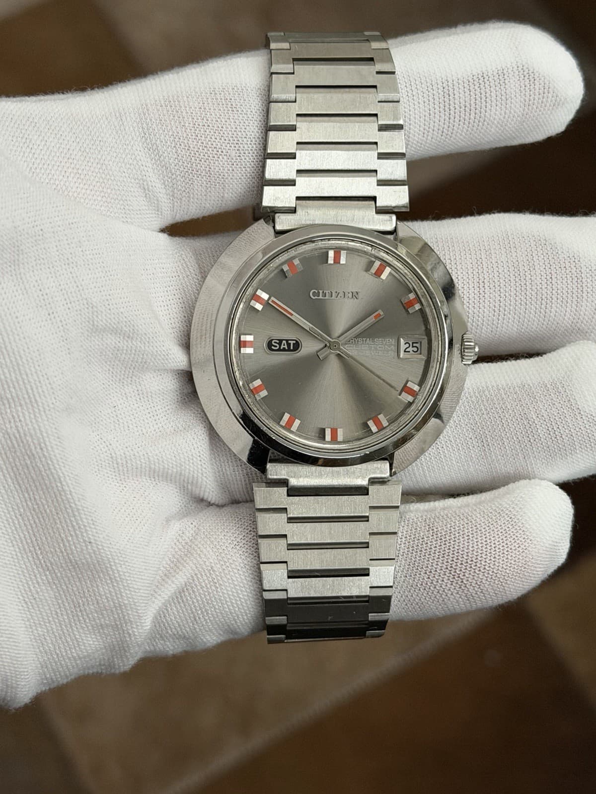 Rare Vintage Citizen Crystal Seven Custom 23J Automatic Men’s Watch JDM 1970s - Image 1