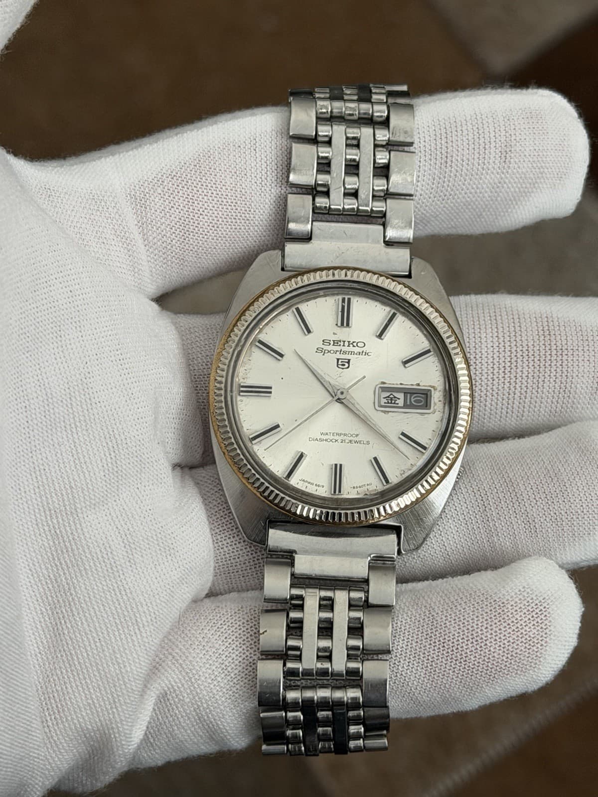 Rare Vintage Seiko 5 Sportsmatic 6619-8190 Men’s 21J Dress Sports Watch JDM 60s - Image 1