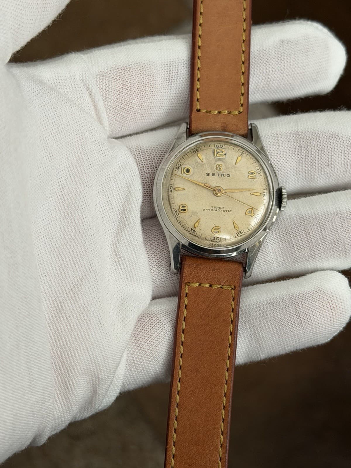Rare Vintage Seiko Super 2000 Men’s Manual Classic Dress Watch JDM 1950s