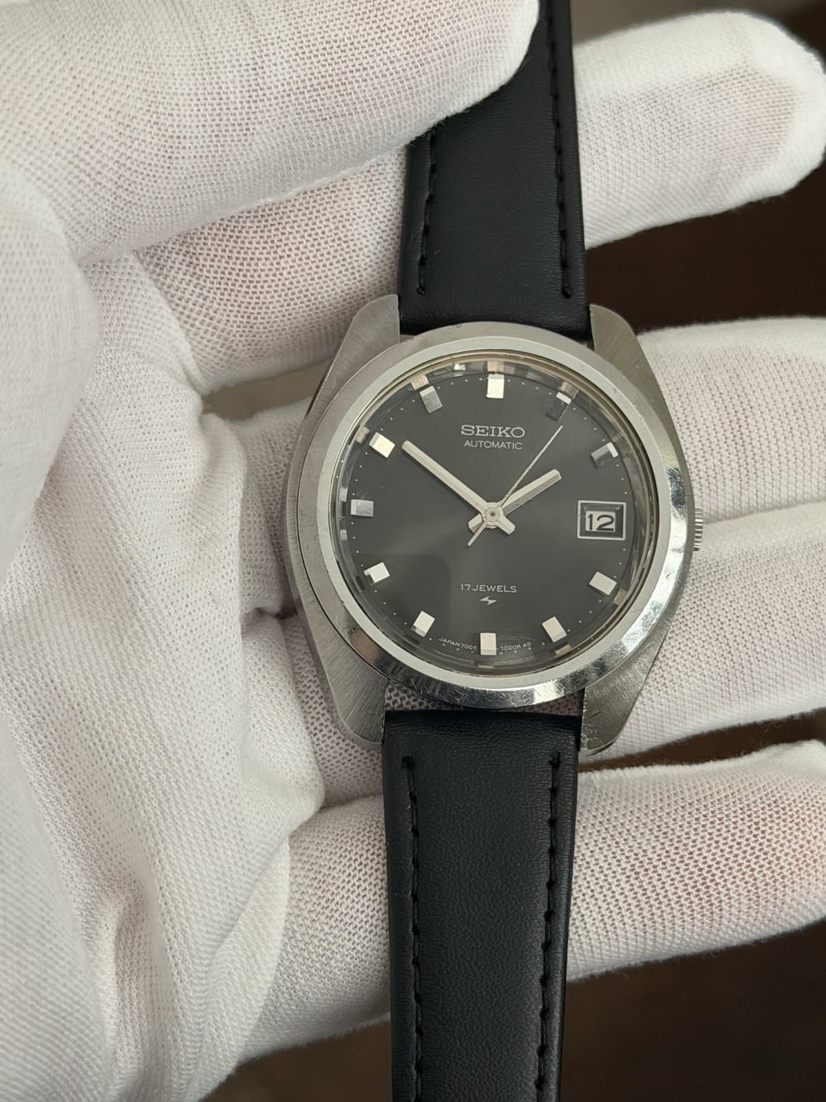 Rare Vintage Seiko 7005-7030 Men’s 17J Automatic Classic Dress Watch JDM 1970s - Image 1