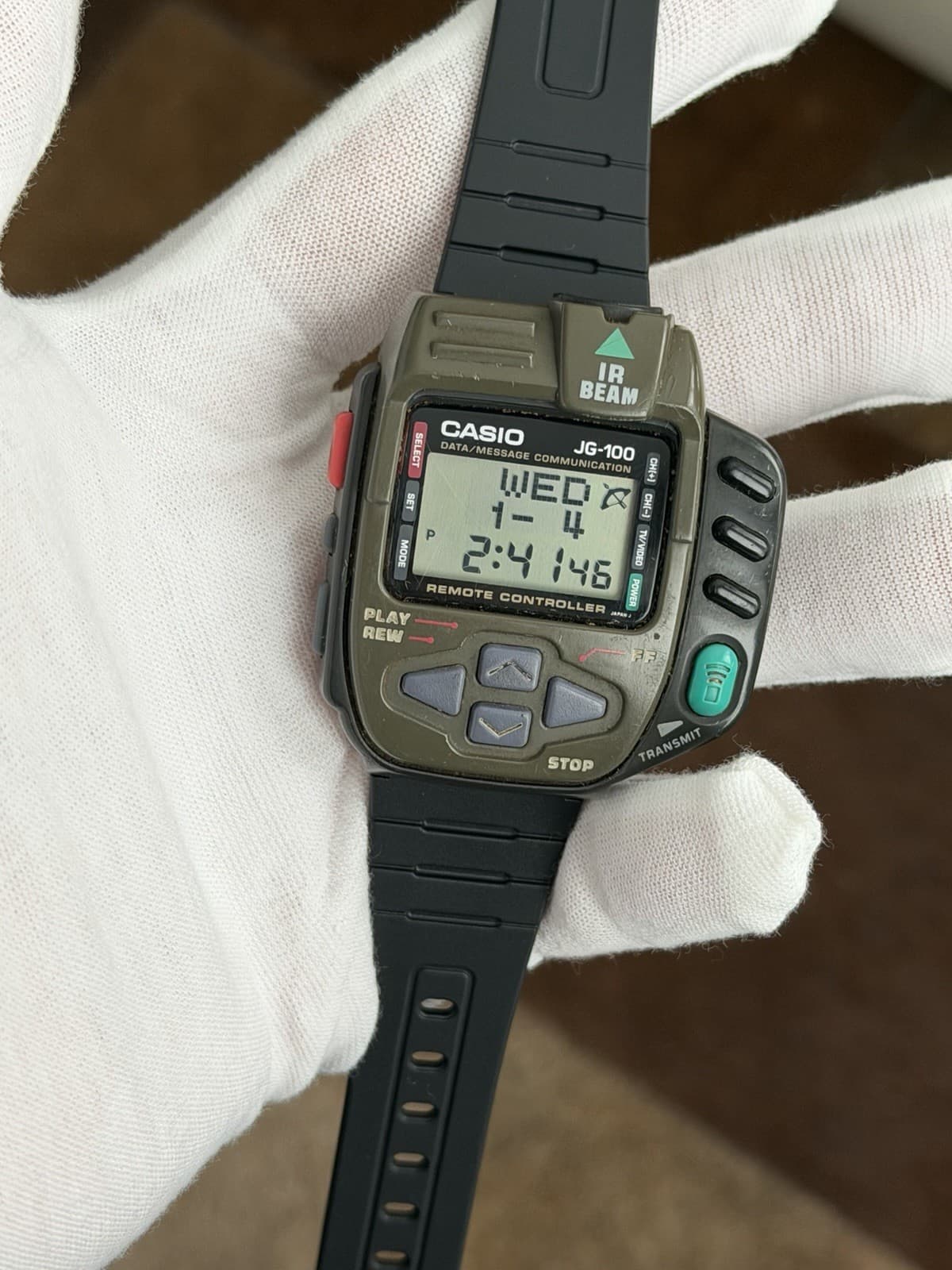 Rare Vintage Casio Super Cyber Cross JG-100 Men’s Digital Game Watch JDM 1990s - Image 1