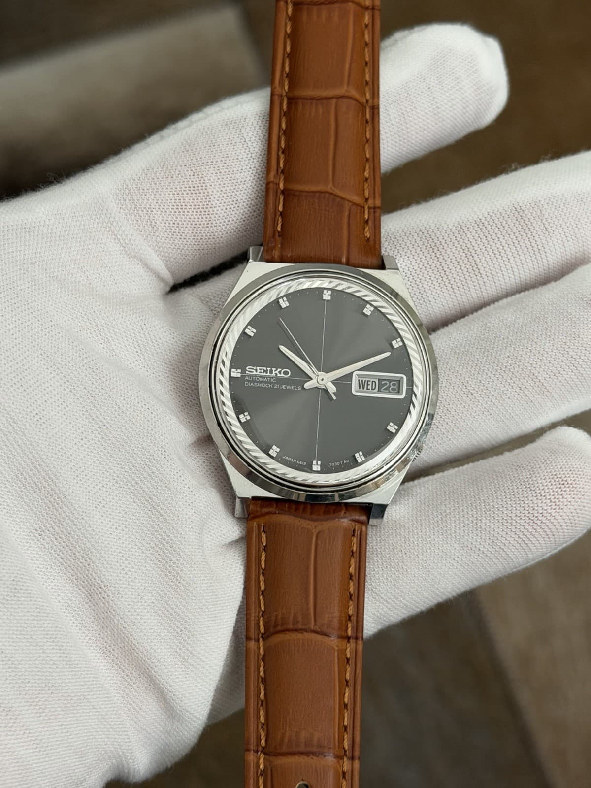 Rare Vintage Seiko Automatic 6619-7040 Men’s 21J Classic Dress Watch JDM 1960s - Image 1