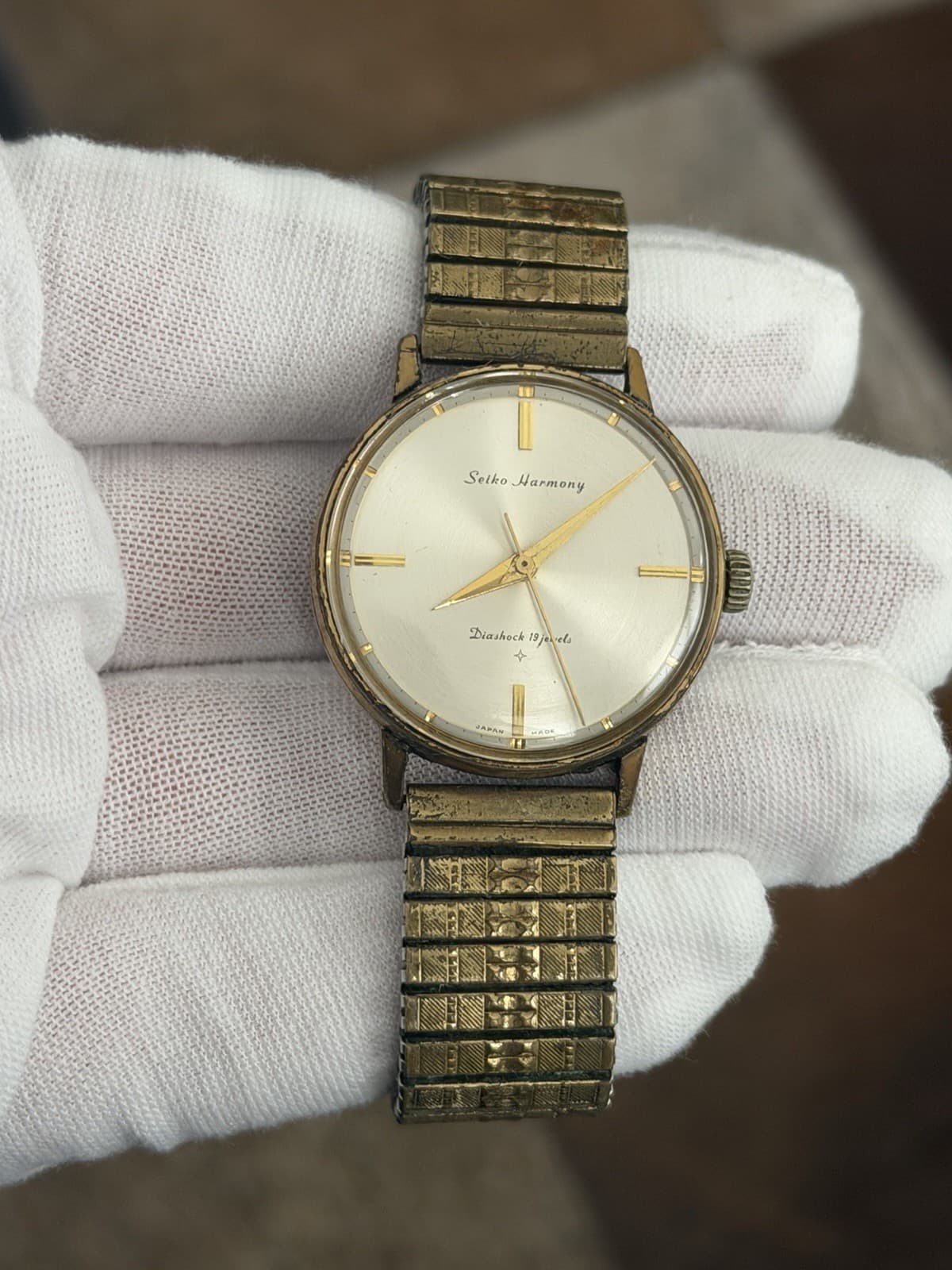 Rare Vintage Seiko Harmony 1001 Men’s 19J Manual Classic Dress Watch JDM 1950s