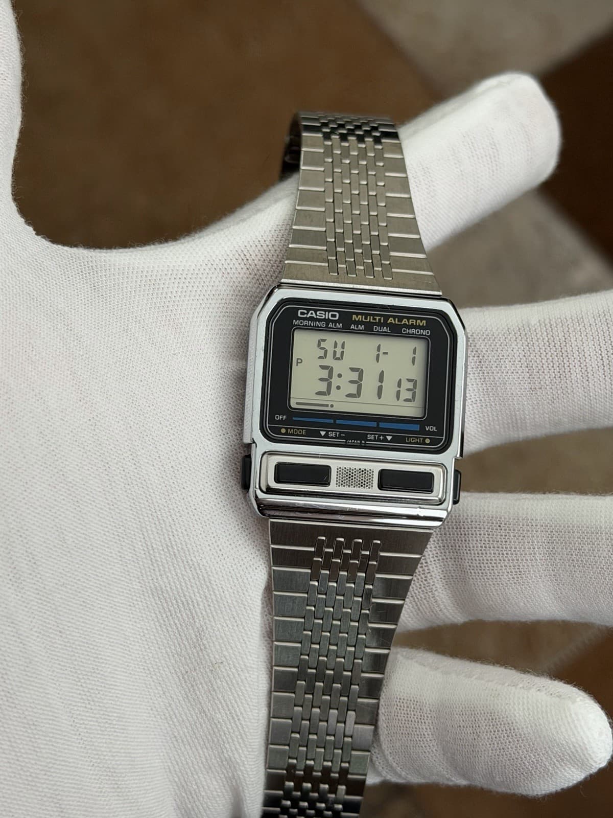 Rare Vintage Casio Multi Alarm BA-200 Men’s Digital Watch Module 462 JDM 1980s - Image 1