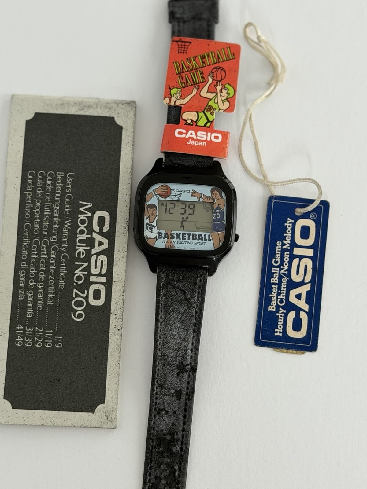 Casio Basketball GF-1 Men’s Vintage Digital Game Watch JDM 1980s Module 209