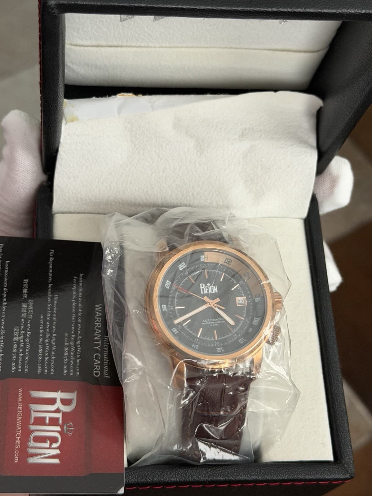 NOS Rare Vintage Reign Automatic Men’s Dress Watch - Image 1