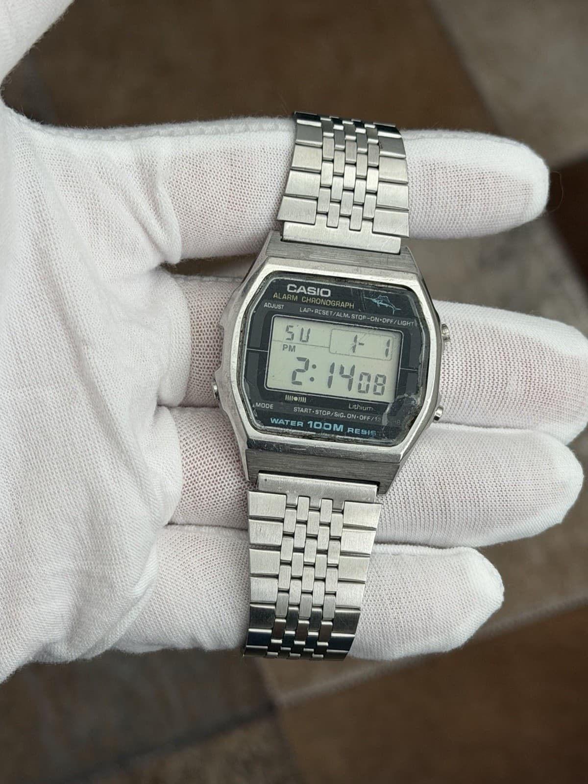 Casio Marlin W-36 Alarm Chronograph Men’s Vintage Digital Sports Watch JDM 1980s