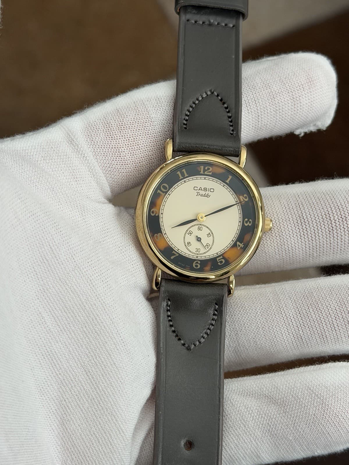 Rare Vintage Casio Traddy MV-502G Classic Quartz Dress Watch Module 346 JDM 80s - Image 1