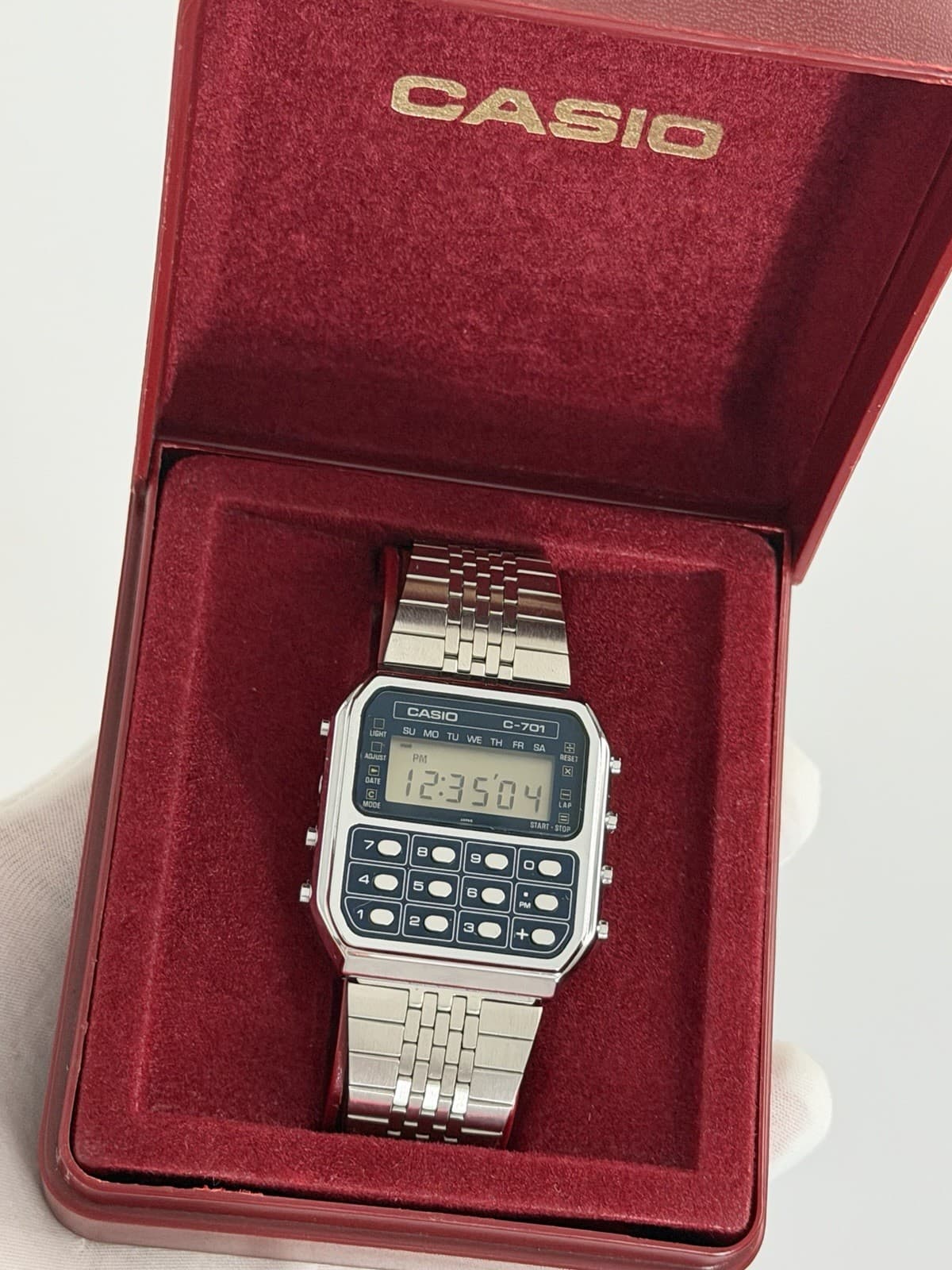 Casio Calculator C-701 Men’s Vintage Digital Sports Watch Module 133 JDM 1980s - Image 1