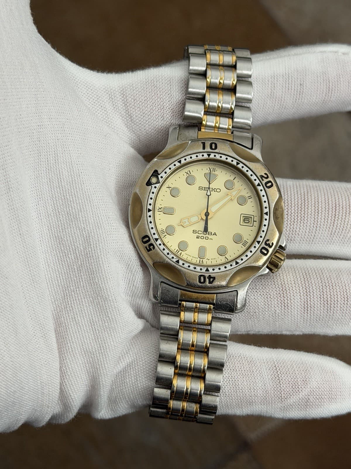 Rare Vintage Seiko Scuba 5H25-6000 Men’s Diver Sports Watch JDM 1990s - Image 1