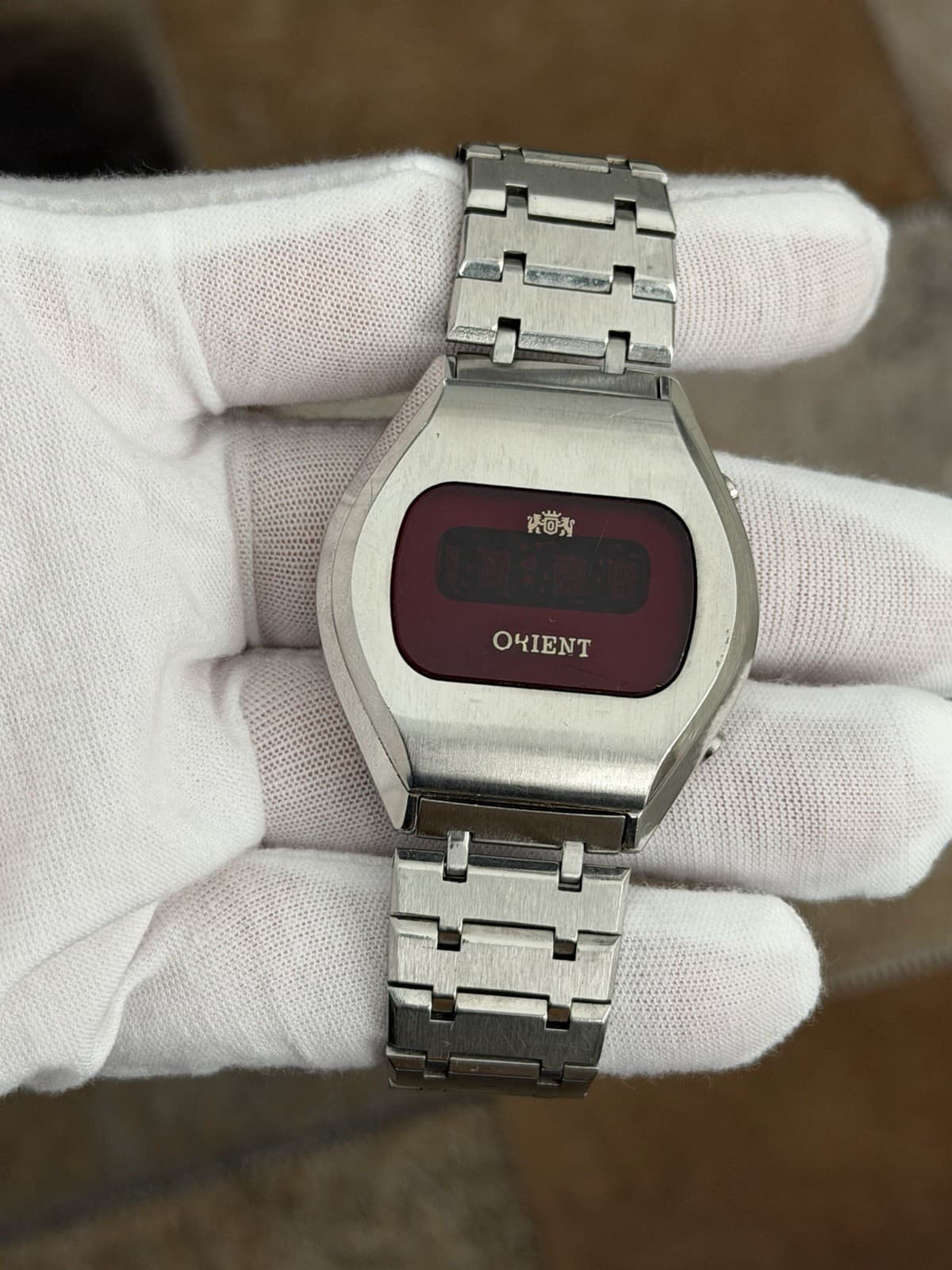 Orient Touchtron H680110-40 Men’s Vintage LED Digital Sports Watch JDM 1970s
