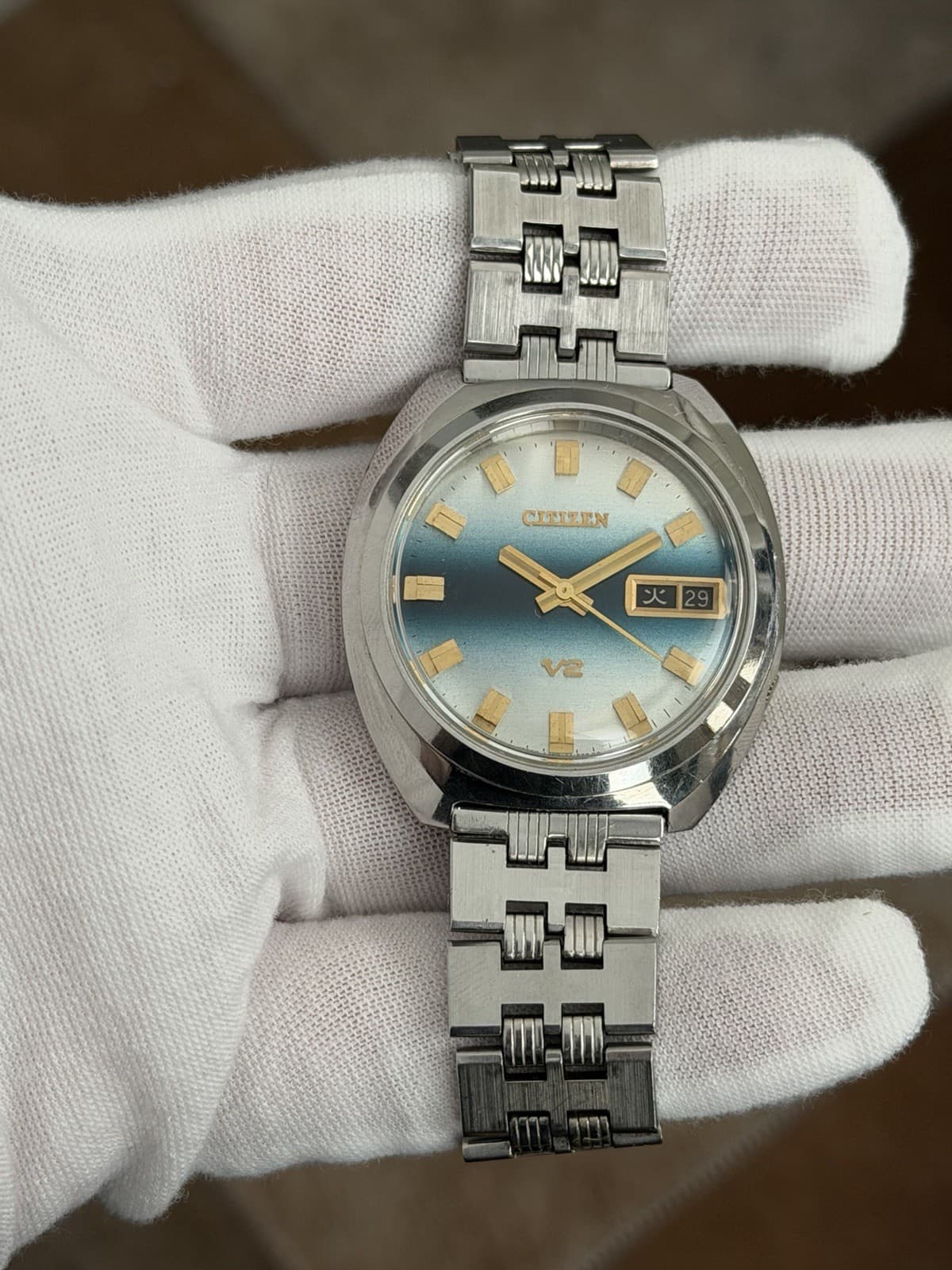 Rare Vintage Citizen Seven Star V2 7700 26J Automatic Men’s Watch JDM 1970s - Image 1