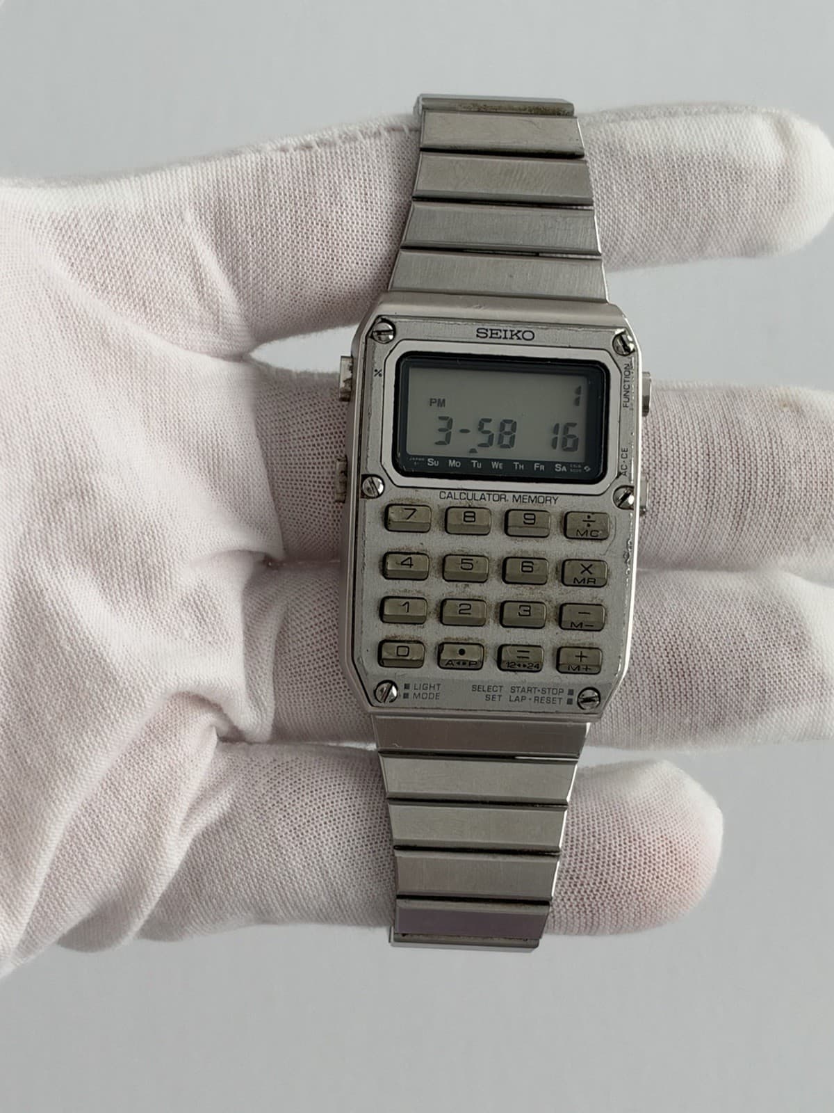 Seiko C515-5009 Men’s Vintage Calculator Digital Sports Watch JDM 1980s