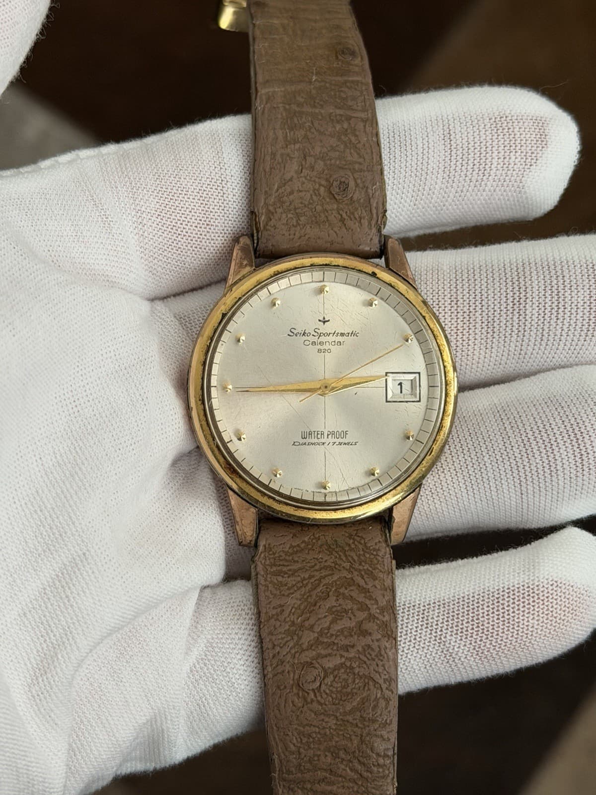 Rare Vintage Seiko Sportsmatic Calendar 7625-8961 Men’s Automatic Watch JDM 60s - Image 1