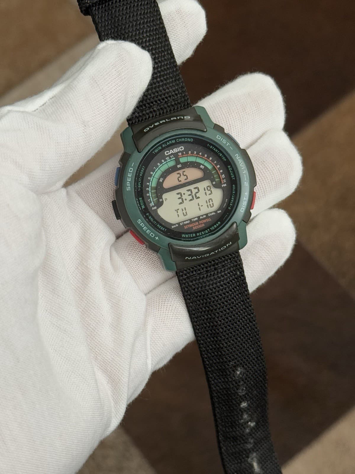 Rare Vintage Casio Overland W-900 Seymour Powell Design Men’s Sports Watch JDM - Image 1