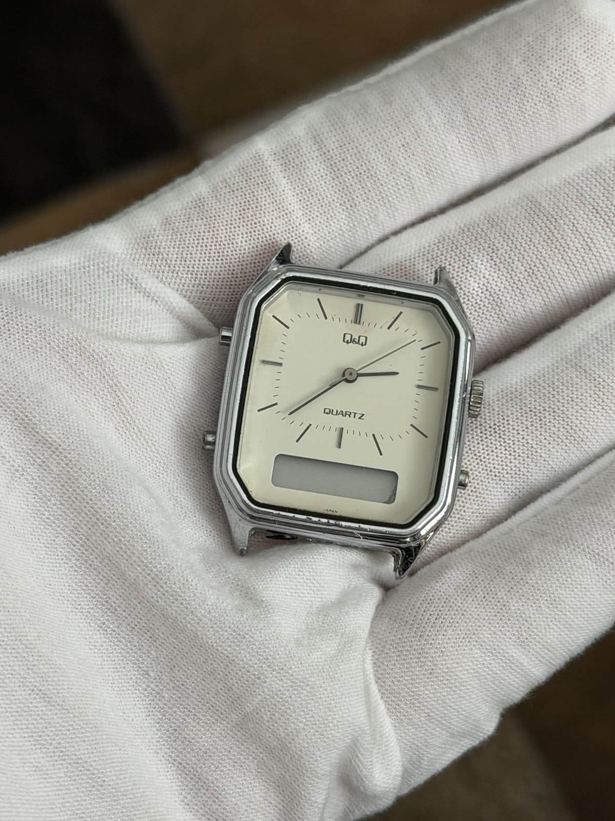 Rare Vintage Q&Q Men’s Classic Ana-Digi Quartz Dress Sports Watch JDM 1980s