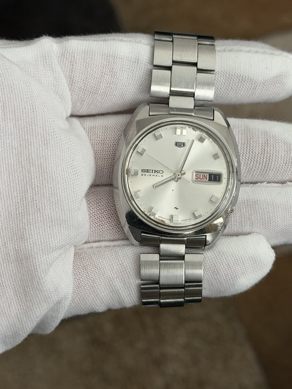 Rare Vintage Seiko 5 5126-7000 Men’s 23J Automatic Dress Sports Watch JDM 1970s - Image 1