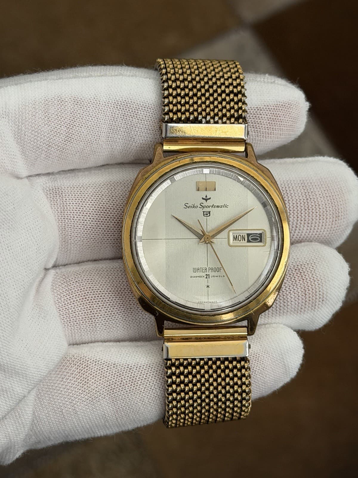 Rare Vintage Seiko 5 Sportsmatic 13081 Men’s 21J Automatic Dress Watch JDM 1960s - Image 1
