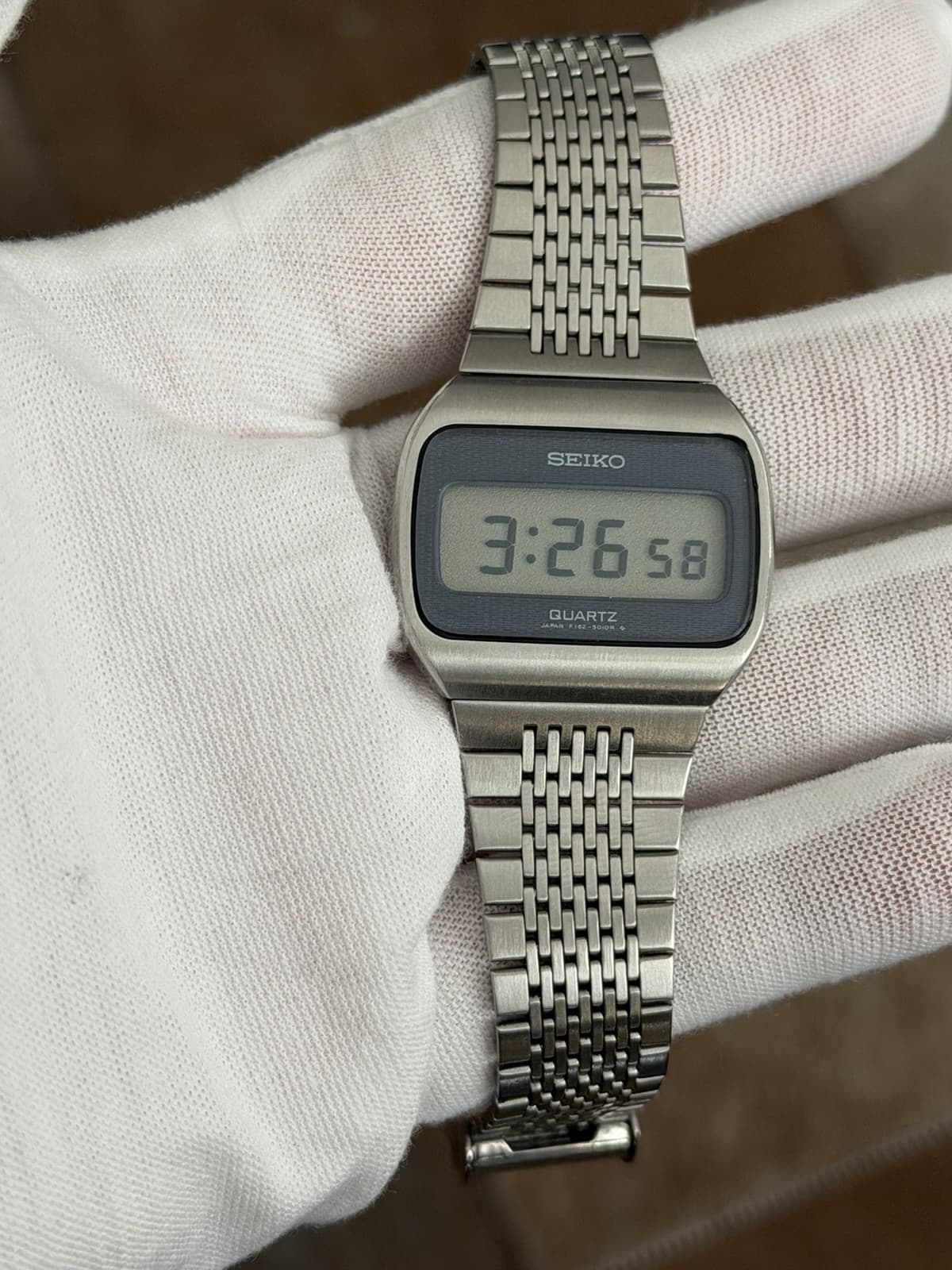 Rare Vintage Seiko Quartz F162-5010 Men’s Digital LCD Watch JDM 1970s