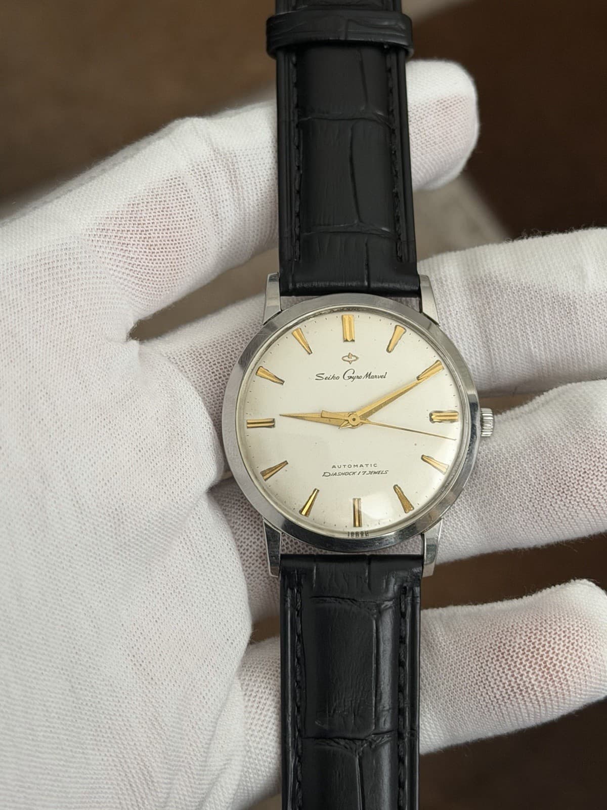 Rare Vintage Seiko Gyro Marvel Men’s 17J Automatic Classic Dress Watch JDM 1950s - Image 1