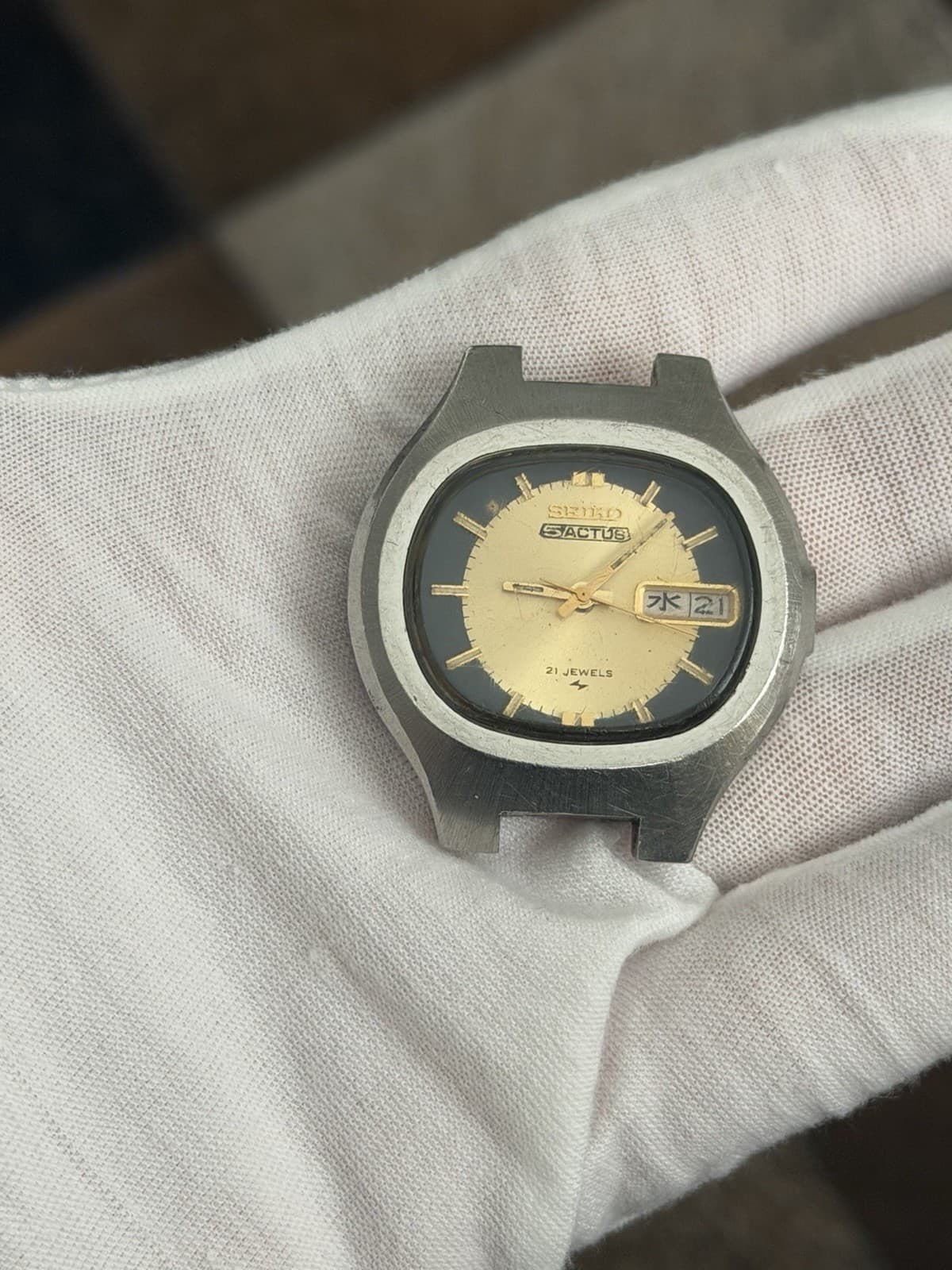 Rare Vintage Seiko 5 Actus 7019-5010 Men’s Automatic Dress Sports Watch JDM 70s