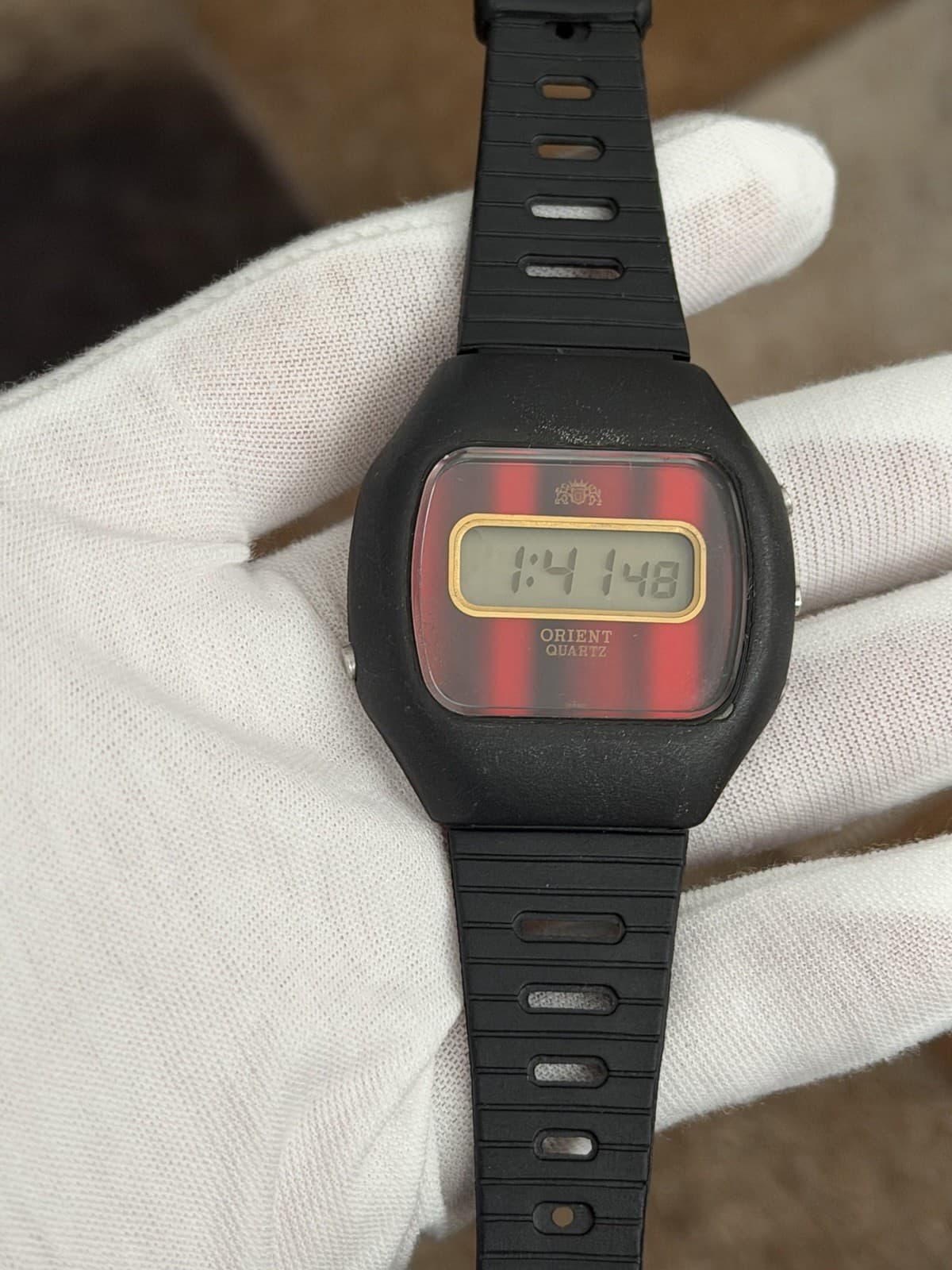 Rare Vintage Orient Quartz Men’s Digital Sports Watch JDM 1970s IT641114-40