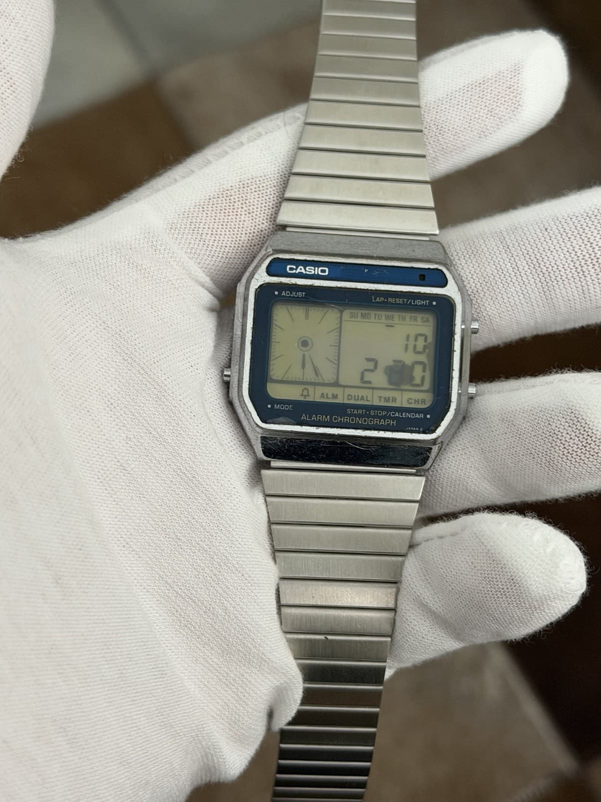 Rare Vintage Casio AX-210 Men’s Digital Calendar Melody Sports Watch JDM 1980s - Image 1