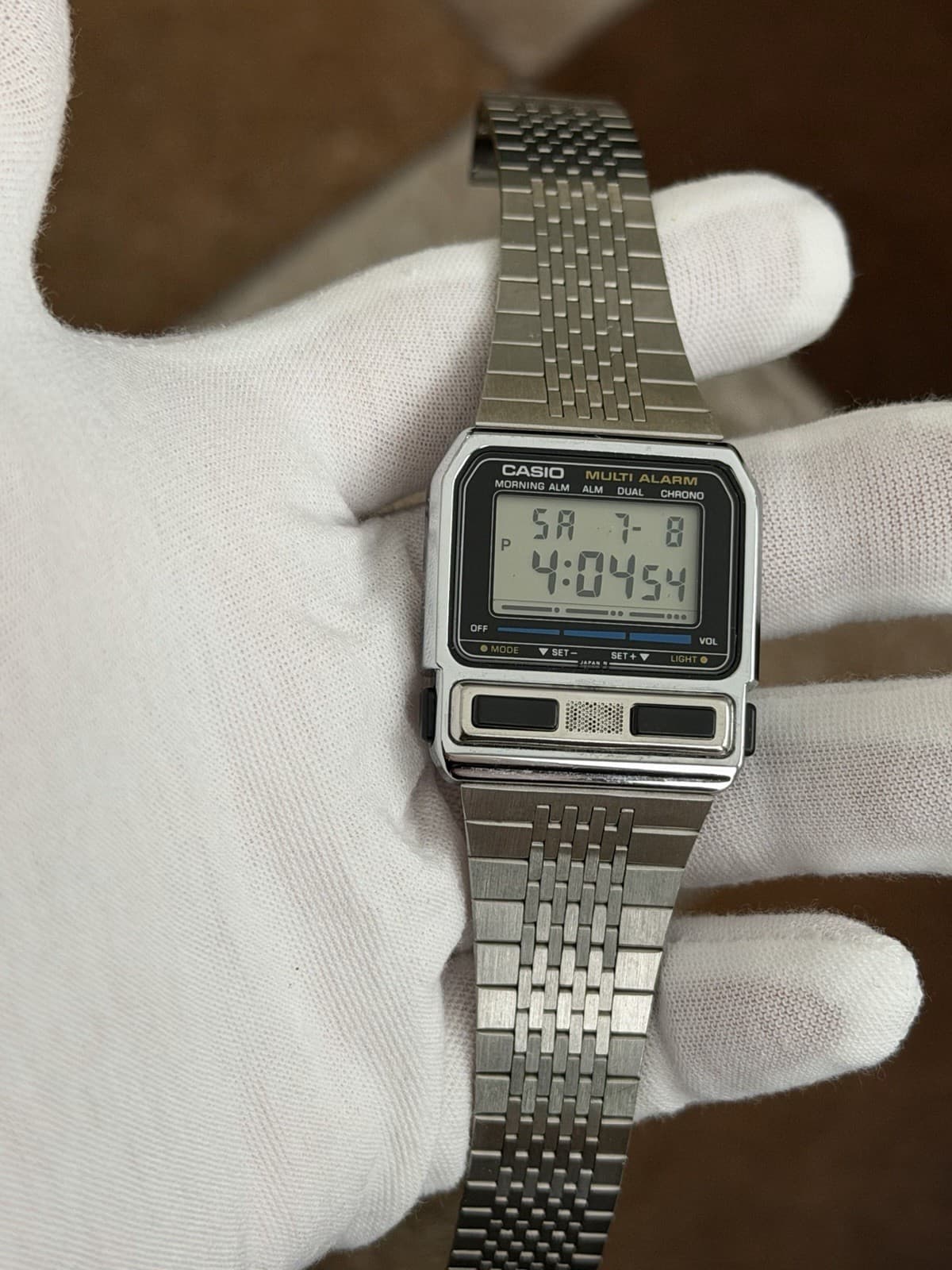 Rare Vintage Casio Multi Alarm BA-200 Men’s Digital Watch Module 462 JDM 1980s - Image 1