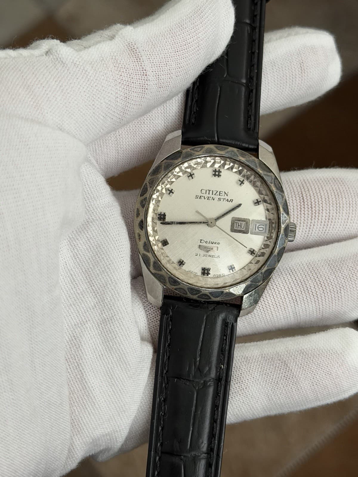 Rare Vintage Citizen Seven Star Deluxe 21J Automatic Men’s Dress Watch JDM 60s - Image 1